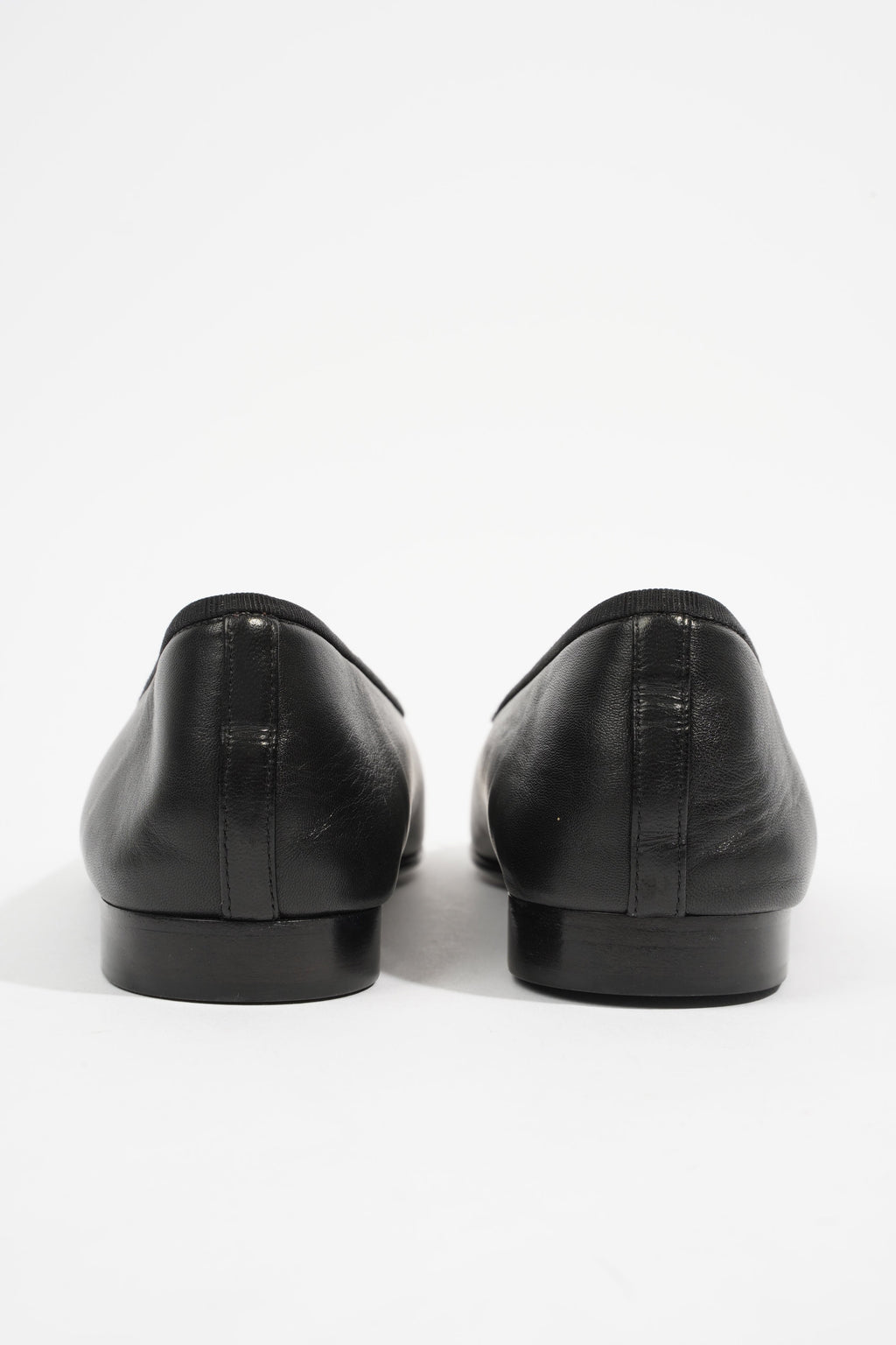 Chanel Patent Toe Ballet Flat Black Leather EU 40 UK 7