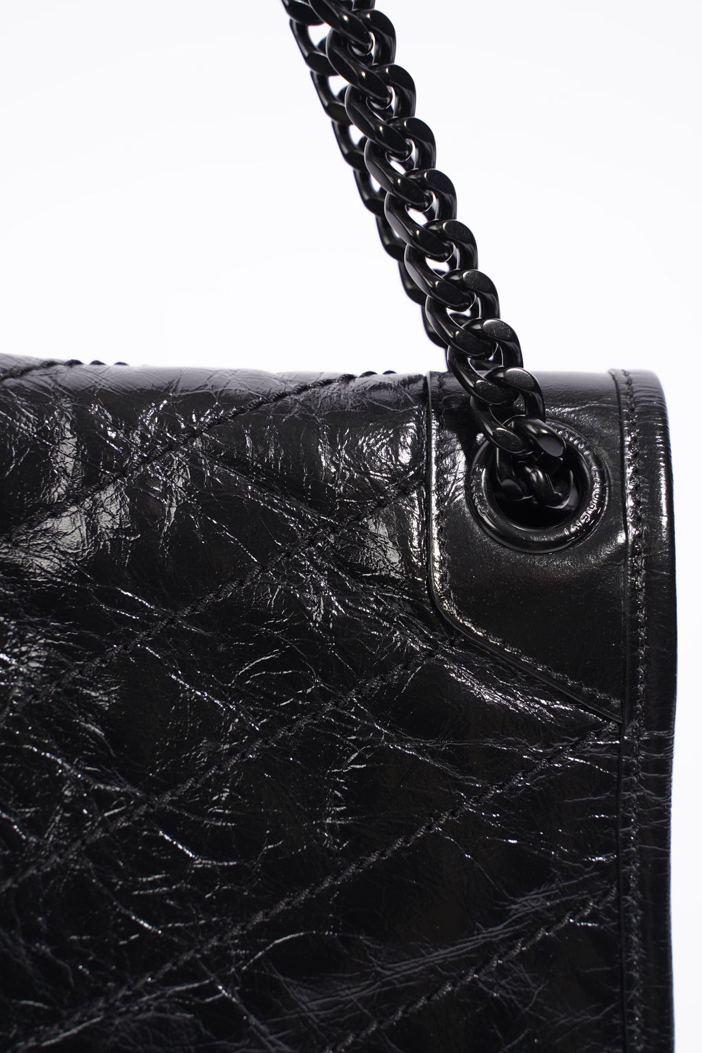 Saint Laurent Niki Black Leather Medium