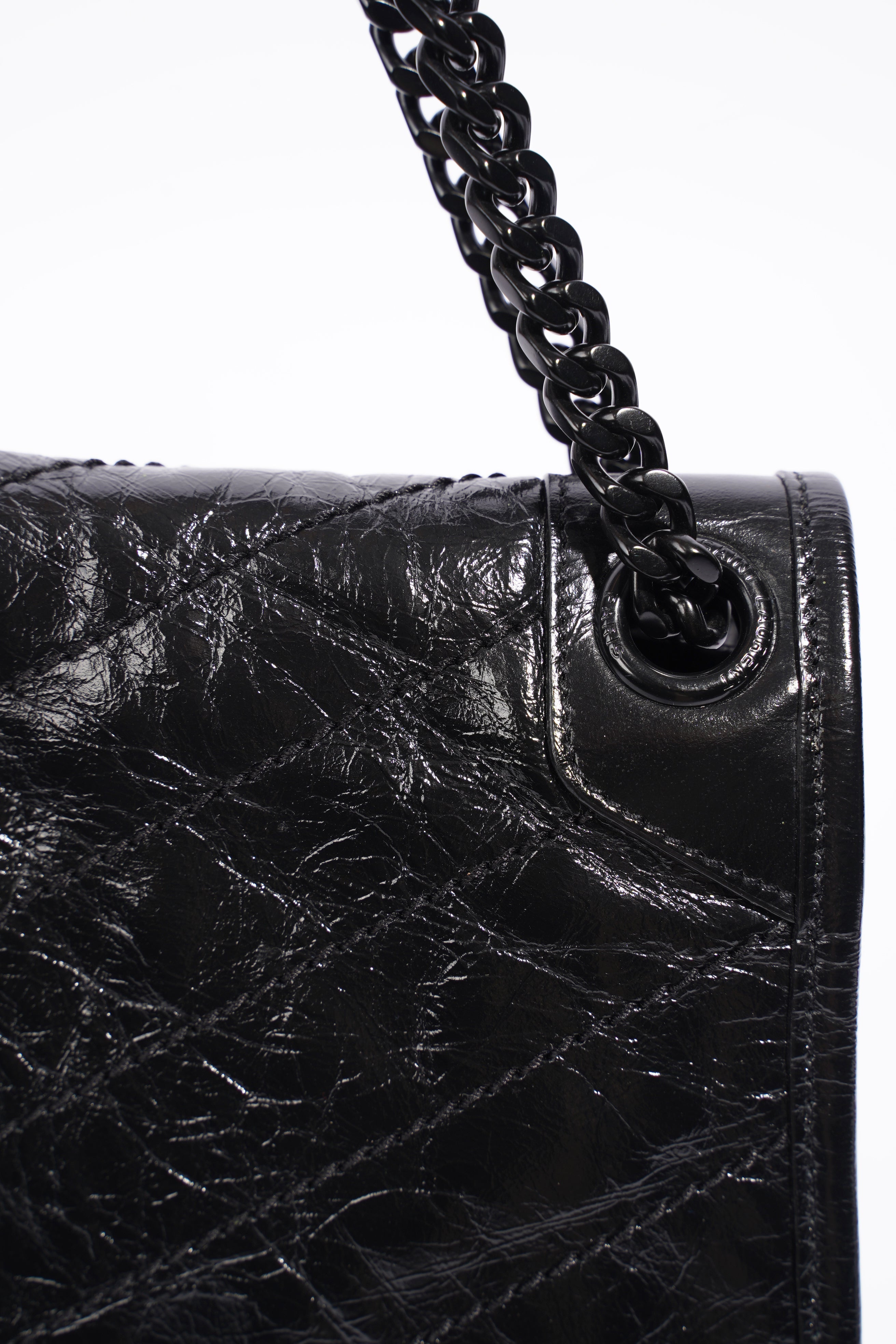 Saint Laurent Niki Black Leather Medium