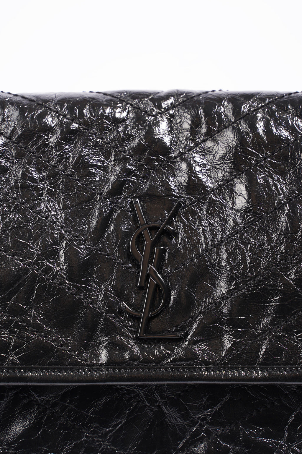Saint Laurent Niki Black Leather Medium