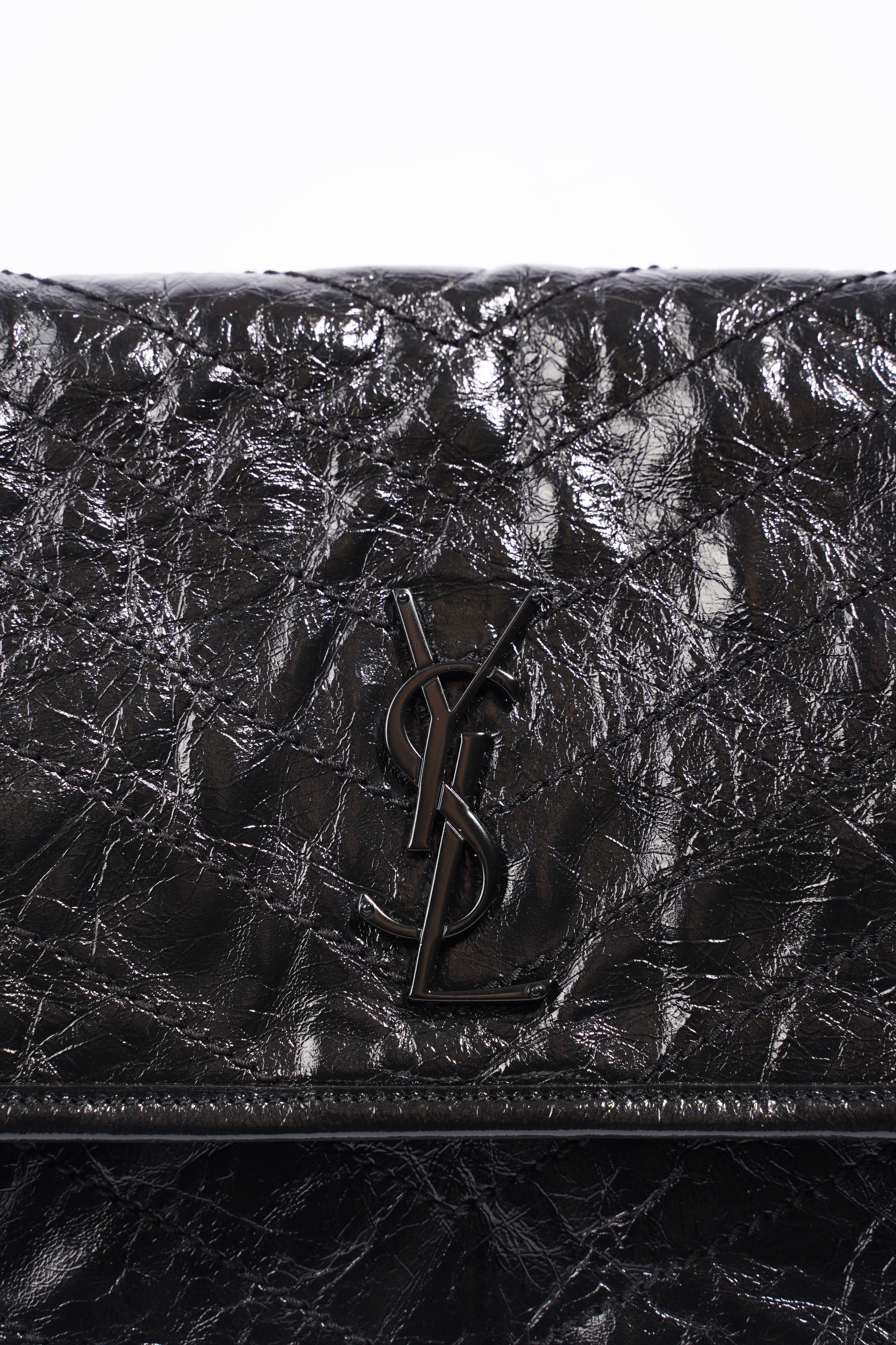 Saint Laurent Niki Black Leather Medium