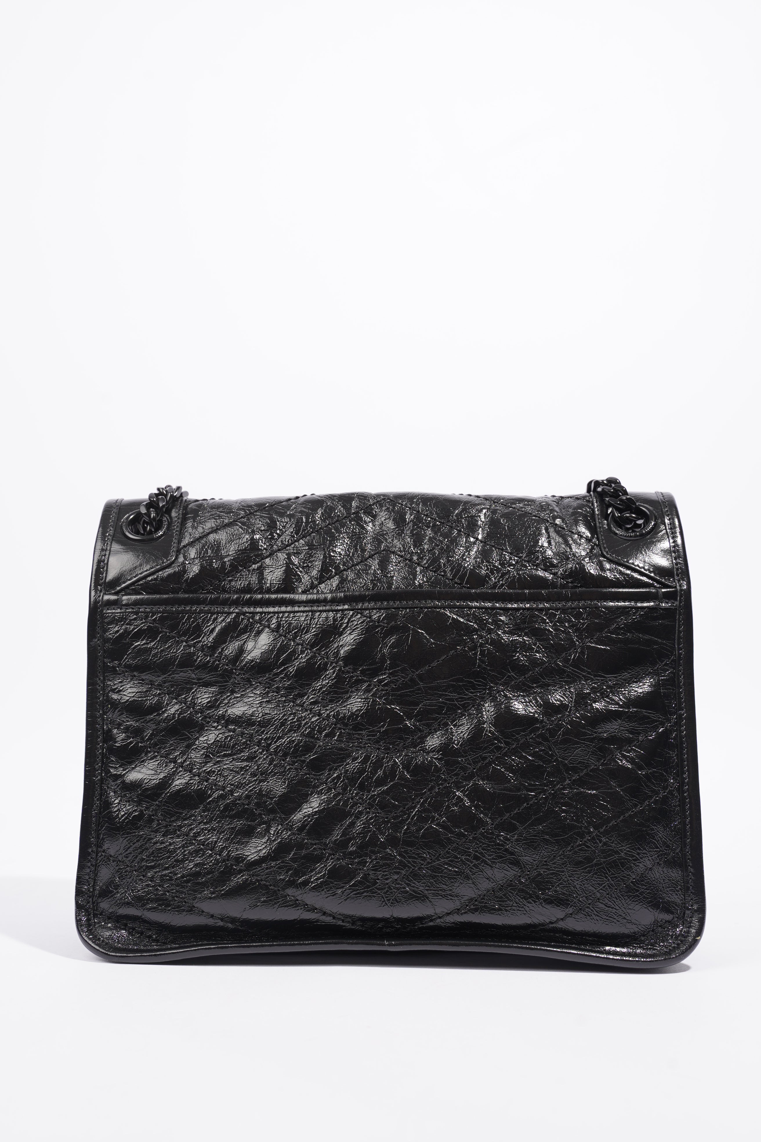 Saint Laurent Niki Black Leather Medium