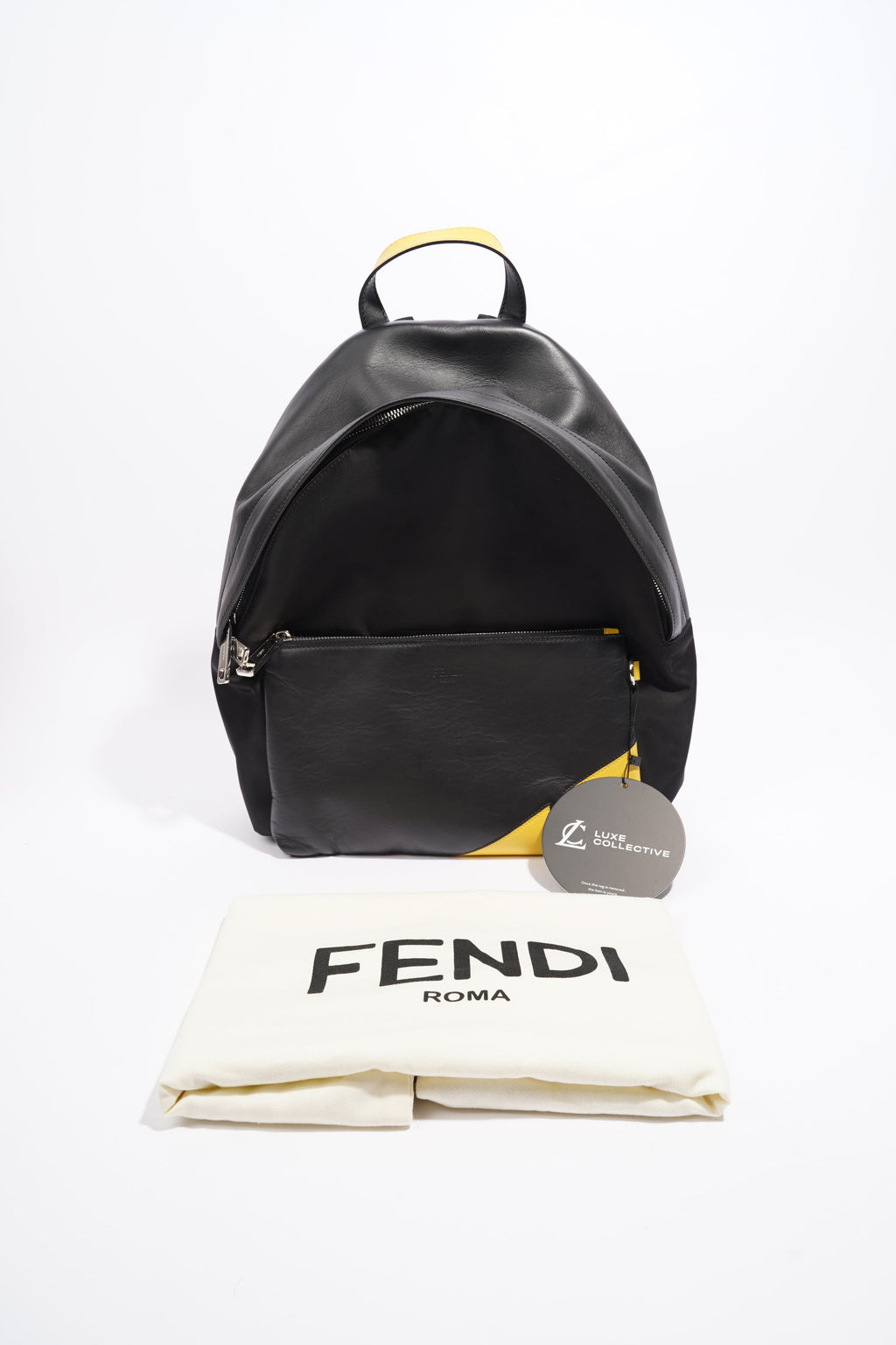 Fendi Monster Eyes Black / Yellow Re Nylon