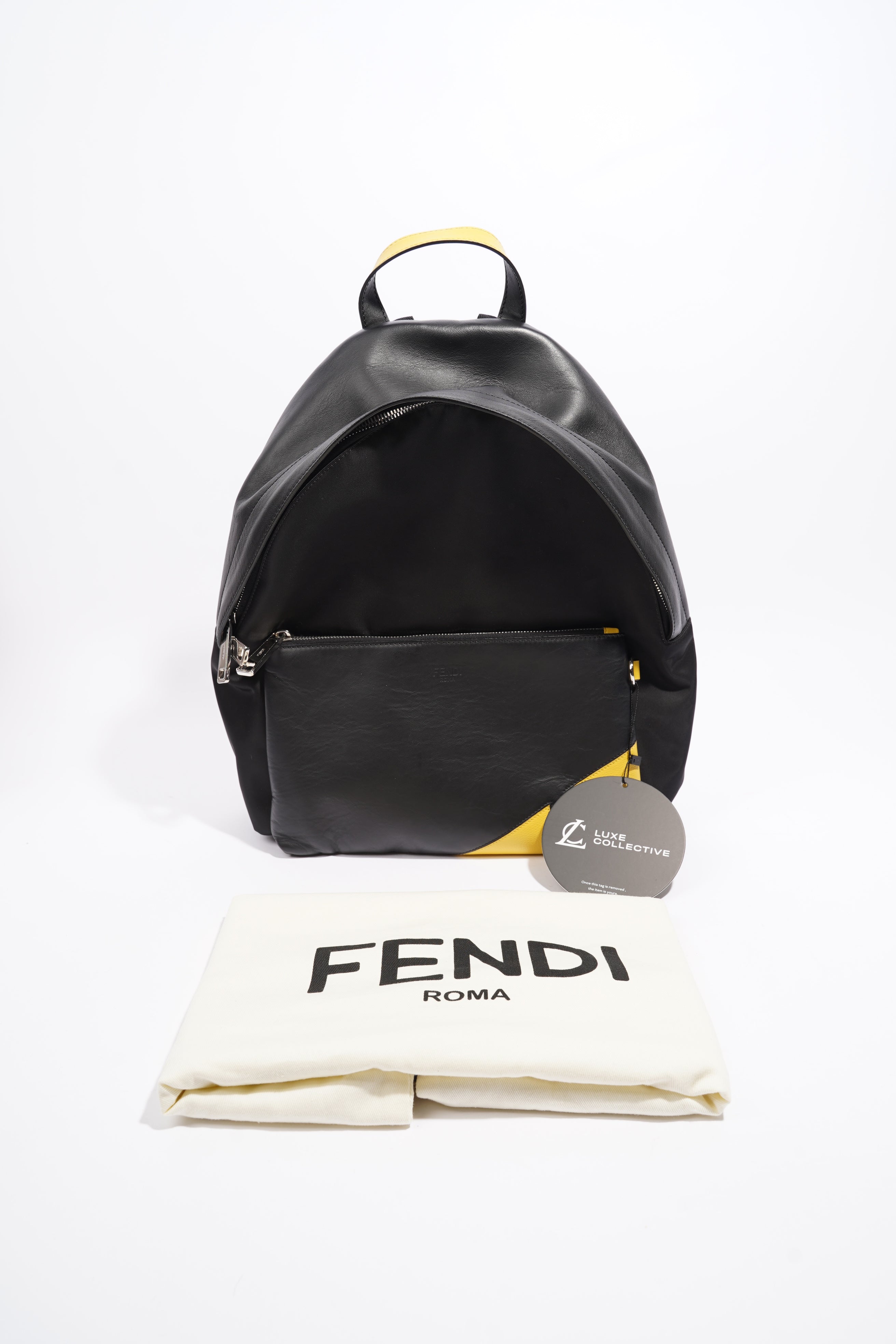 Fendi Monster Eyes Black / Yellow Re Nylon