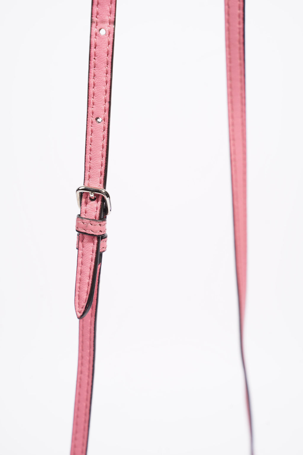 Fendi Micro Monster Baguette Pink Calfskin Leather