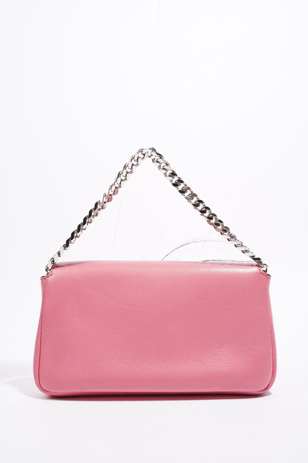 Fendi Micro Monster Baguette Pink Calfskin Leather