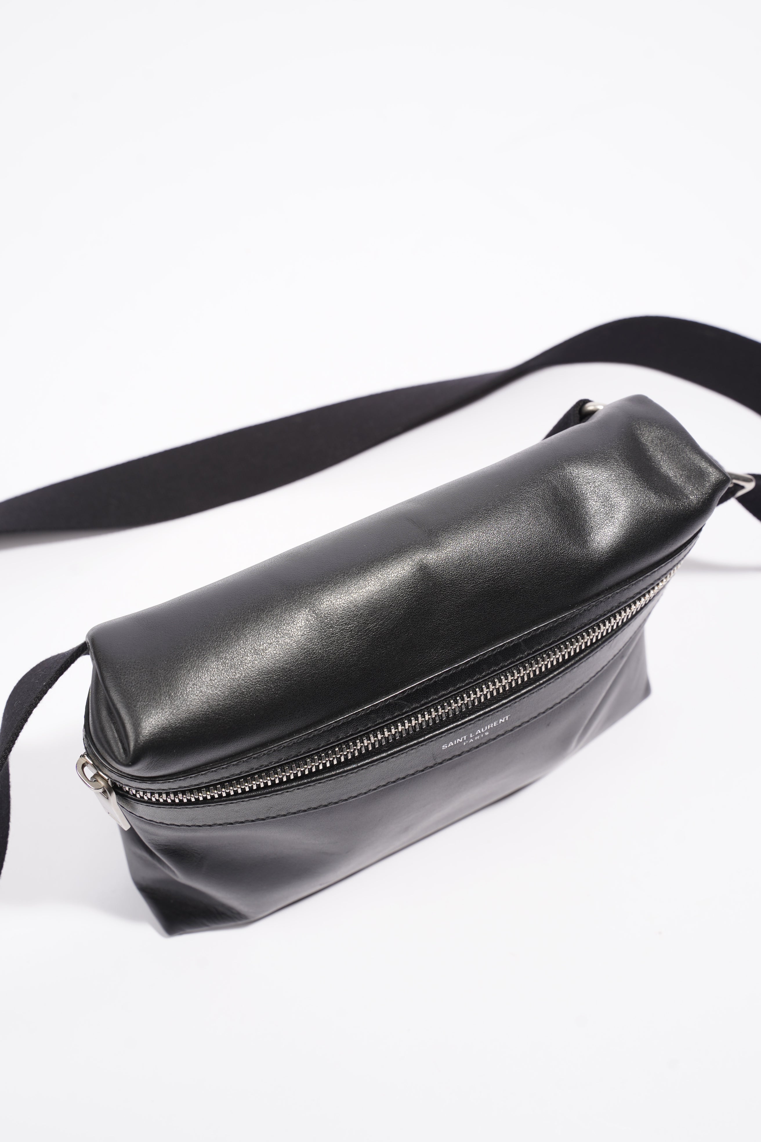 Saint Laurent City Camera Black Leather