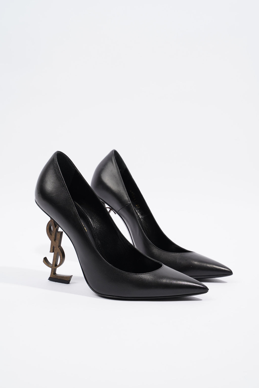Saint Laurent Opyum Black Leather EU 37 UK 4