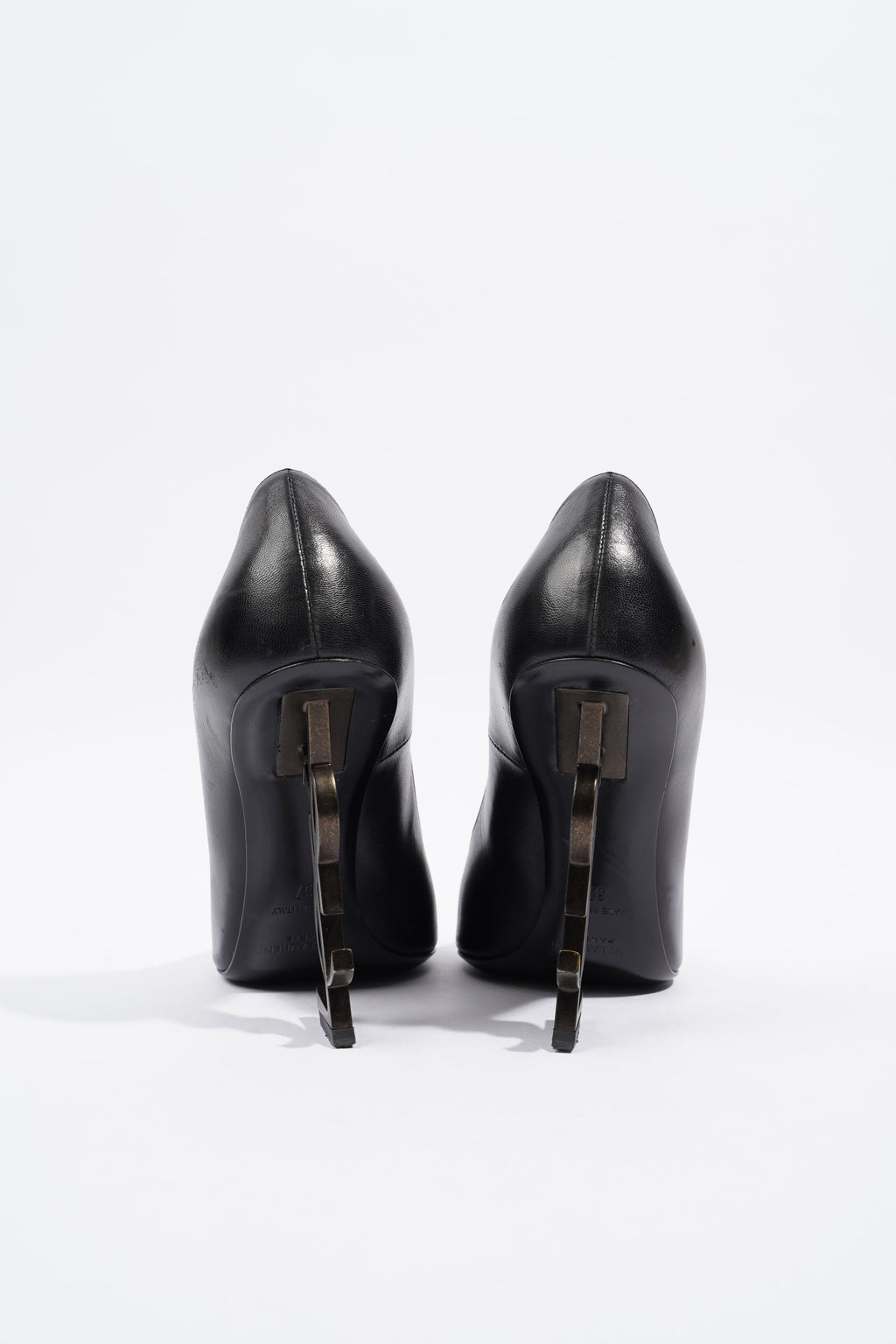 Saint Laurent Opyum Black Leather EU 37 UK 4