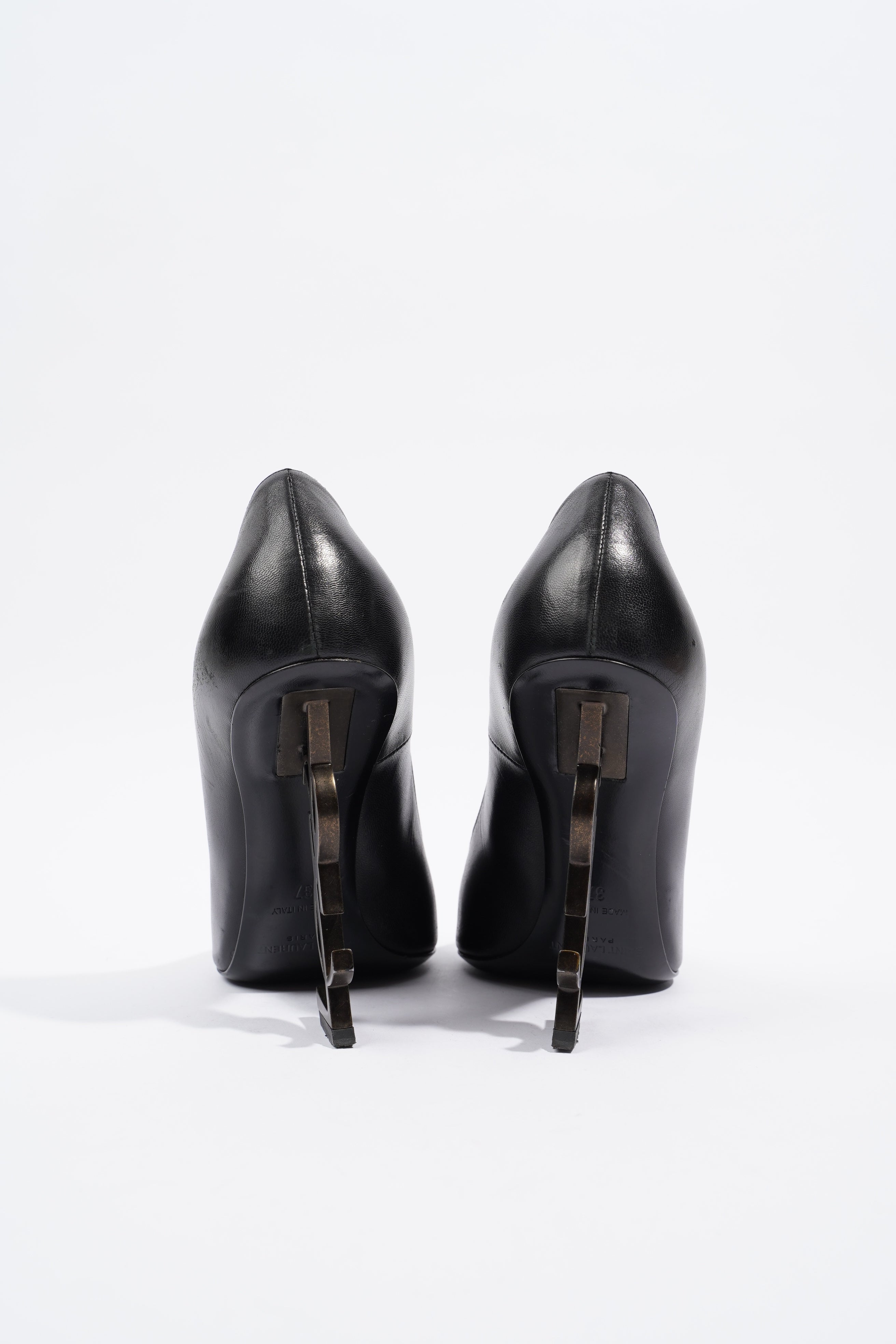 Saint Laurent Opyum Black Leather EU 37 UK 4