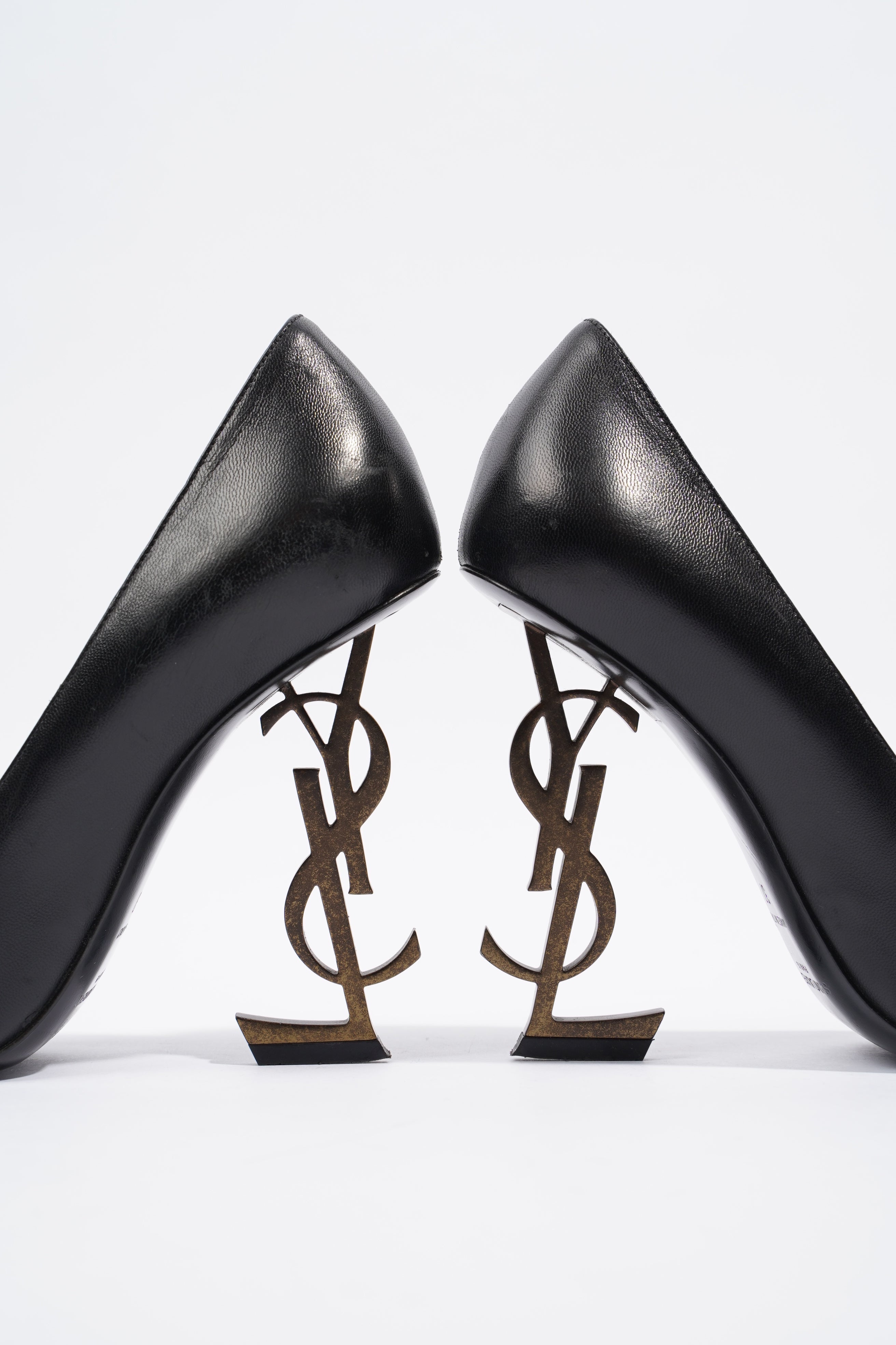 Saint Laurent Opyum Black Leather EU 37 UK 4