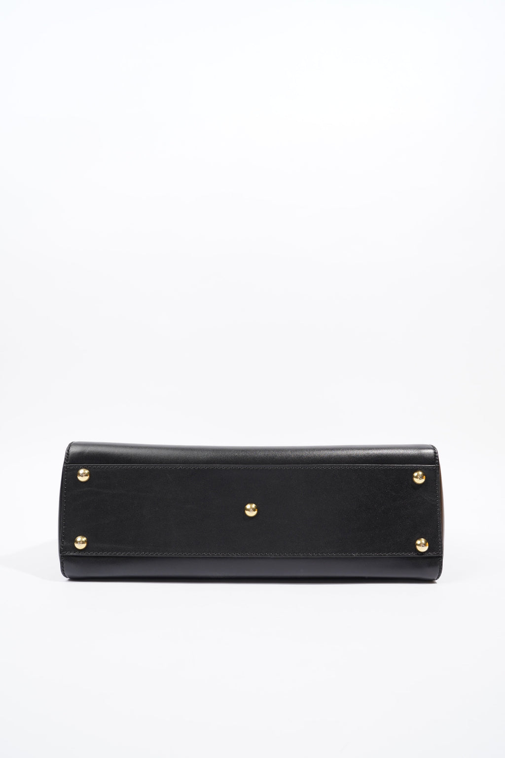Fendi Peekaboo Top Handle Black Leather Medium