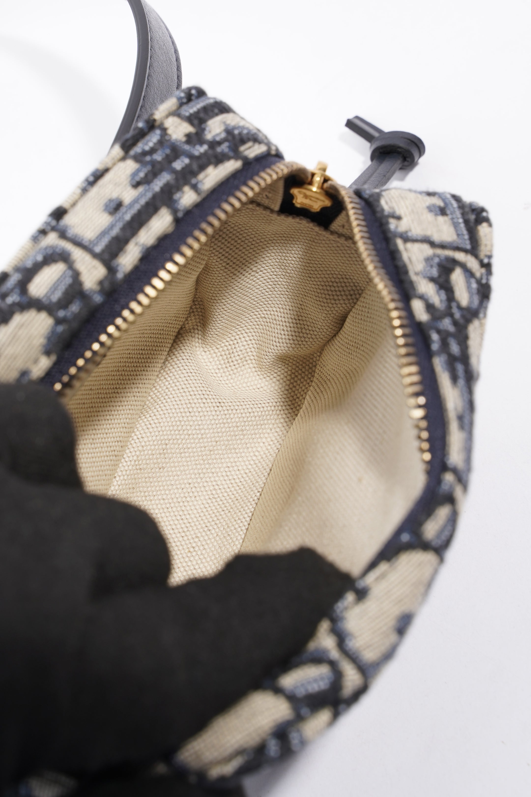Christian Dior Belt Pouch Oblique Canvas