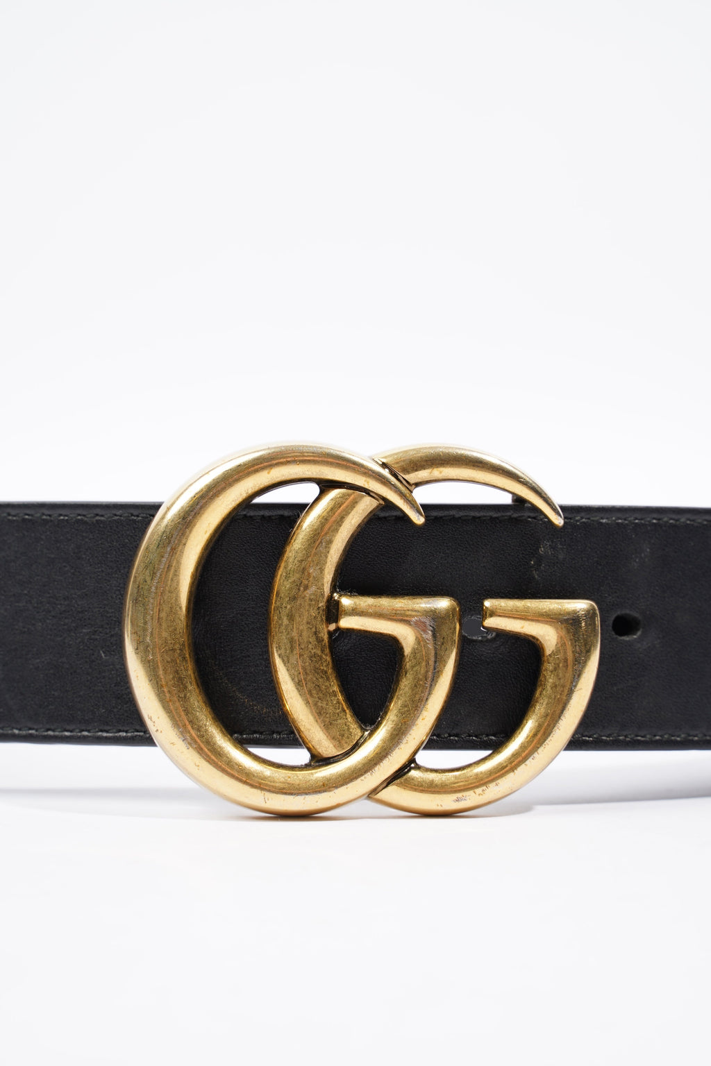 Gucci Marmont Belt Black Leather 70cm 28"