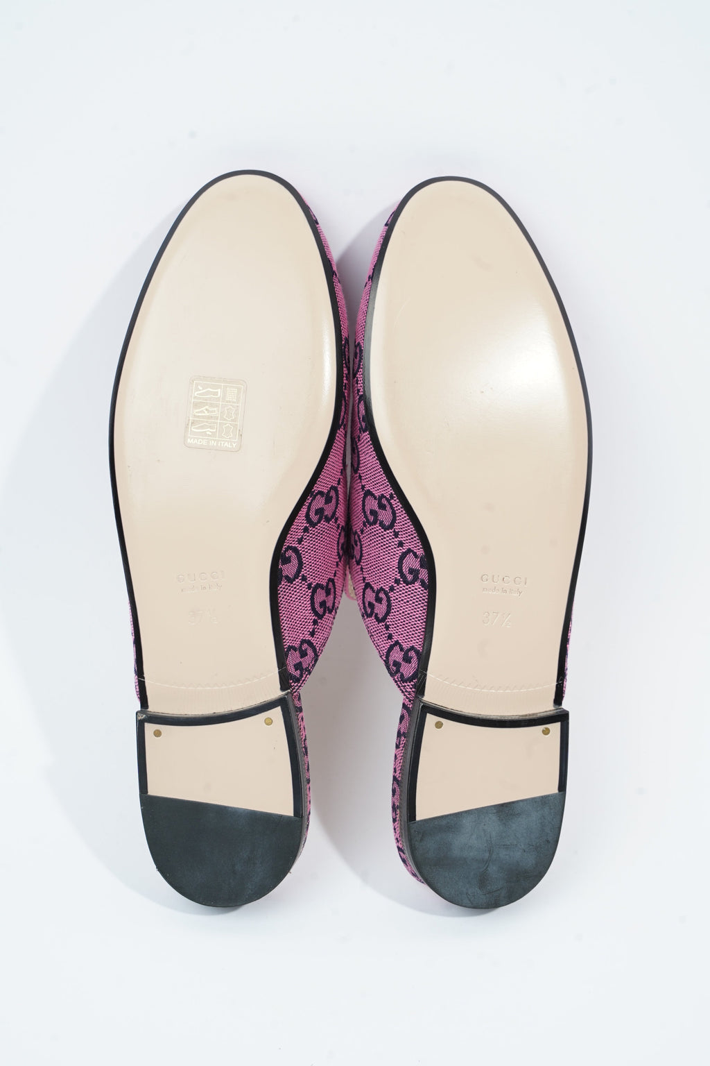 Gucci GG Princetown Pink Monogram Canvas EU 37.5 UK 4.5