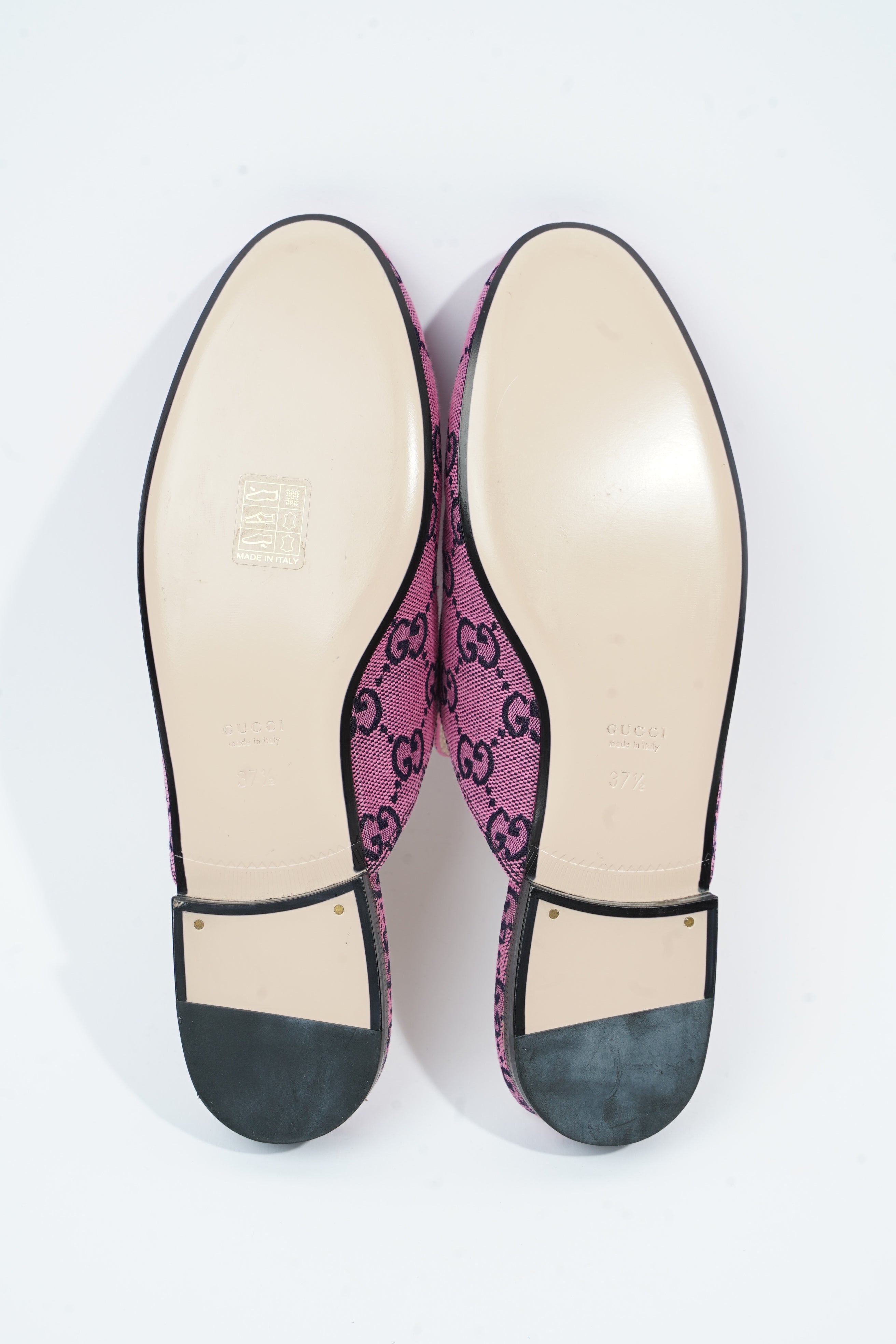Gucci GG Princetown Pink Monogram Canvas EU 37.5 UK 4.5