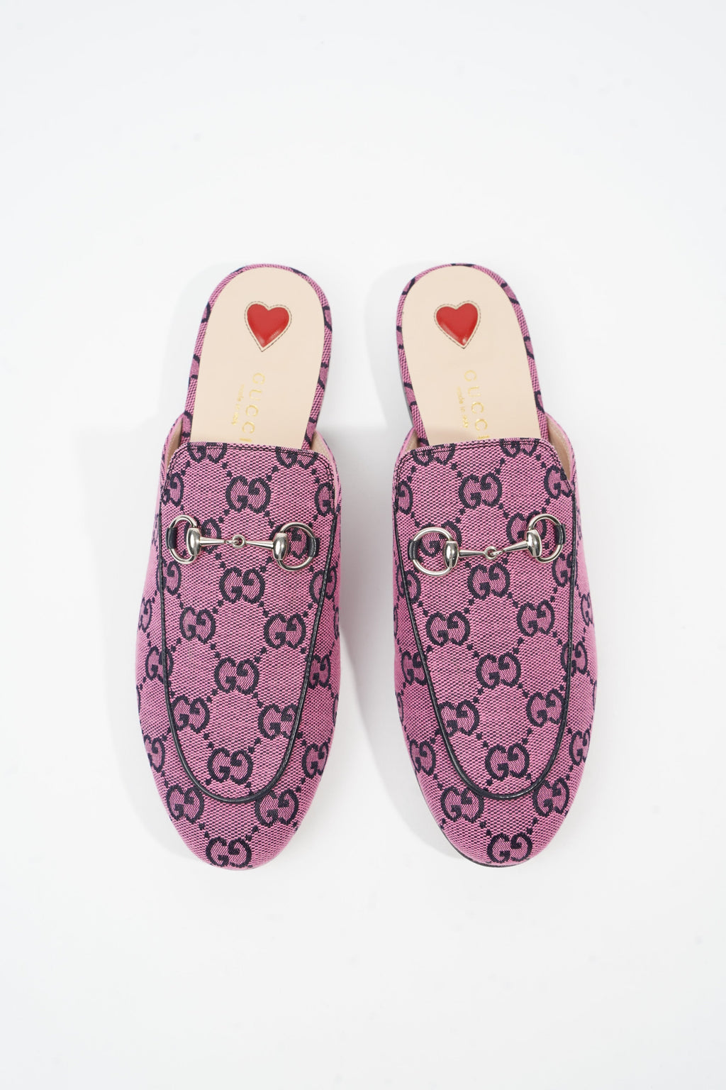 Gucci GG Princetown Pink Monogram Canvas EU 37.5 UK 4.5