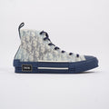 Christian Dior B23 High-top Navy / Navy Oblique / White Technical Fabric EU 42 UK 8