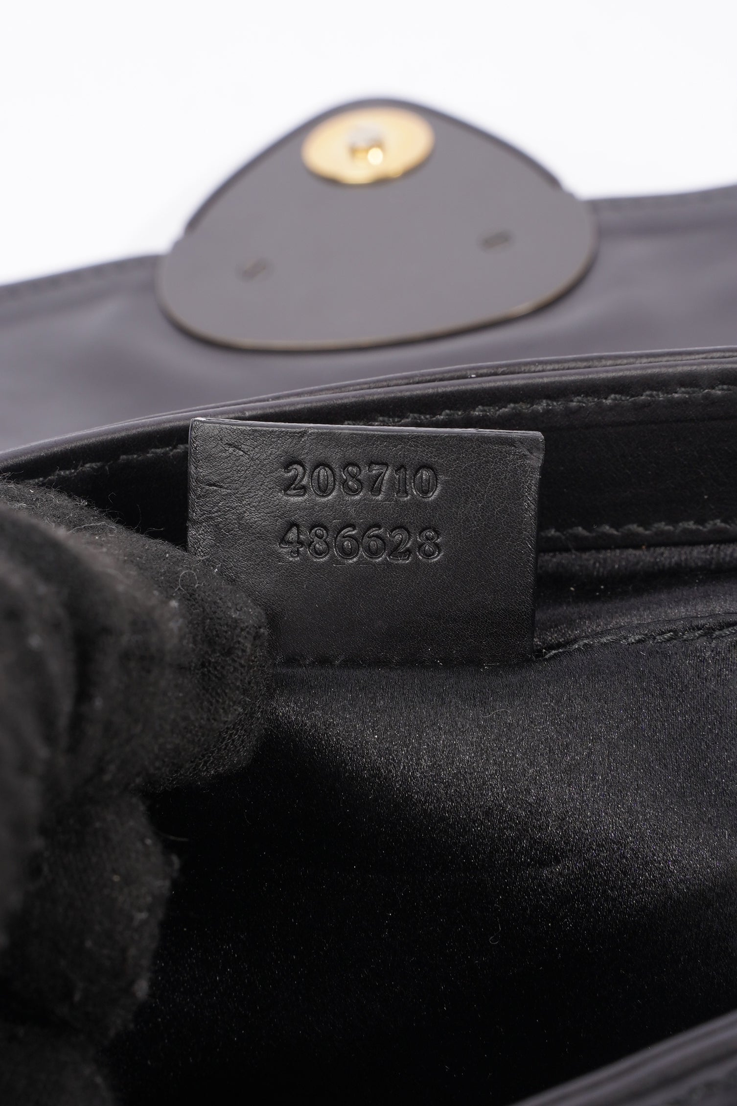 Gucci Babouska Heart Black Leather