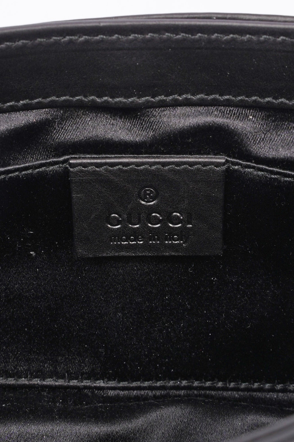 Gucci Babouska Heart Black Leather