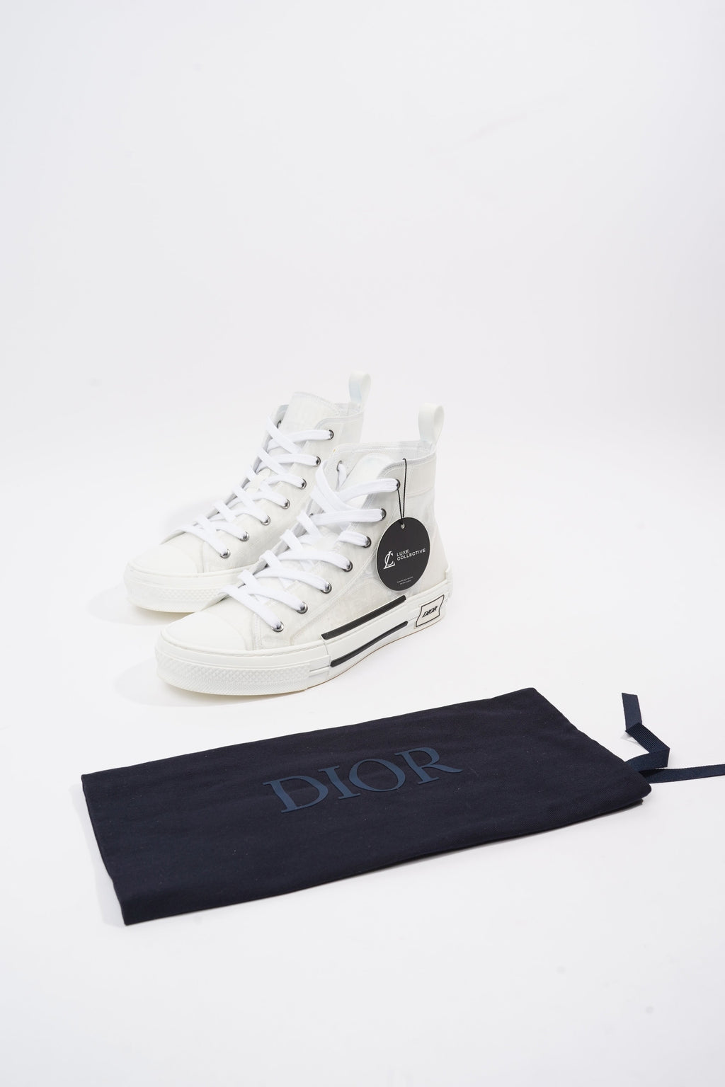 Christian Dior B23 High-top White Canvas EU 41 UK 7
