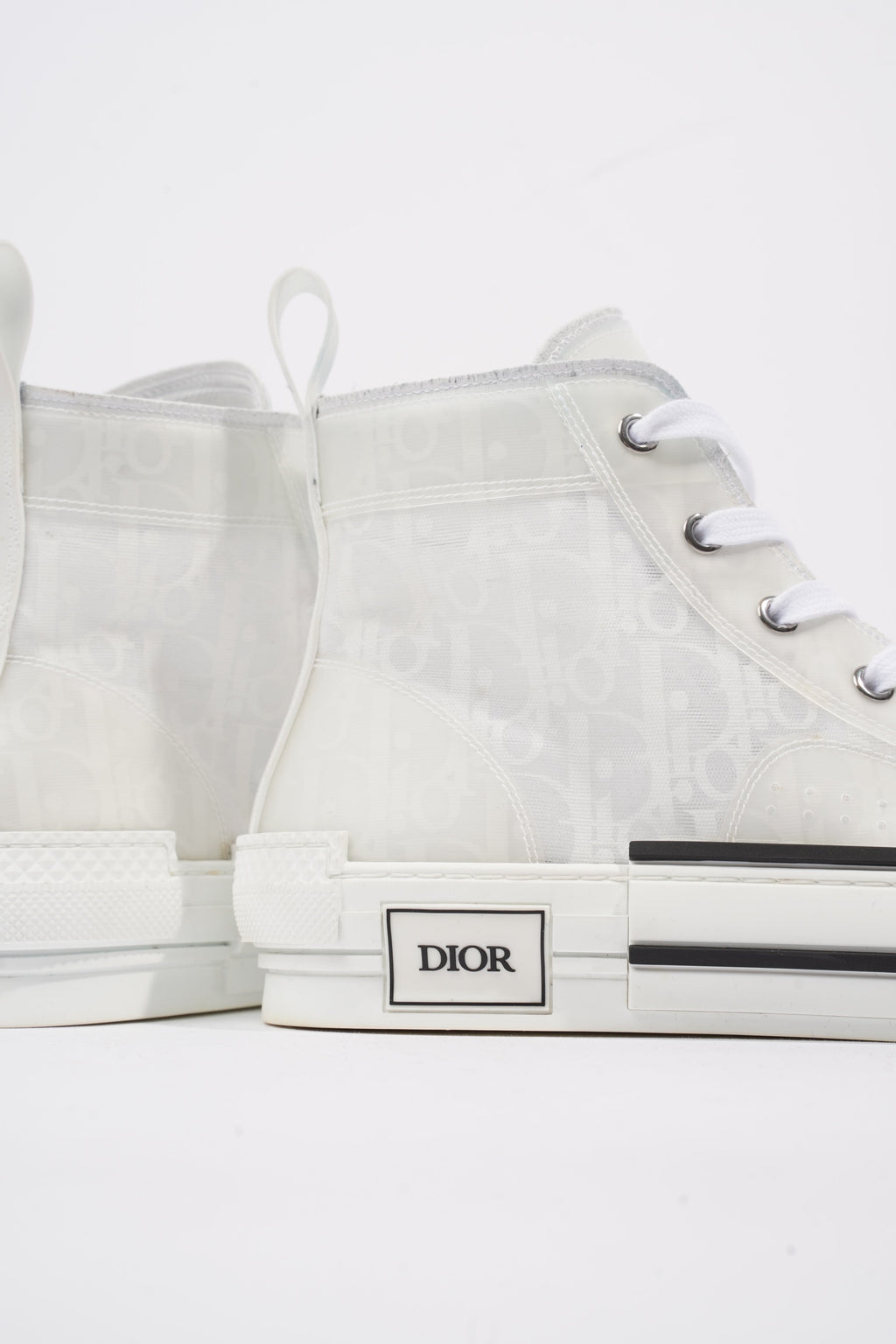 Christian Dior B23 High-top White Canvas EU 41 UK 7