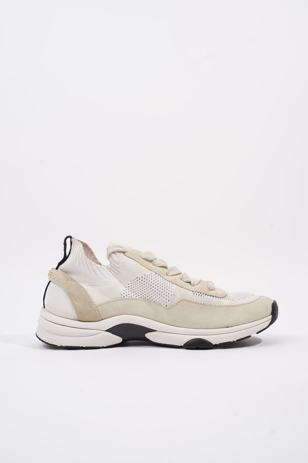 Chanel CC Runners White / Cream Suede EU 40 UK 7