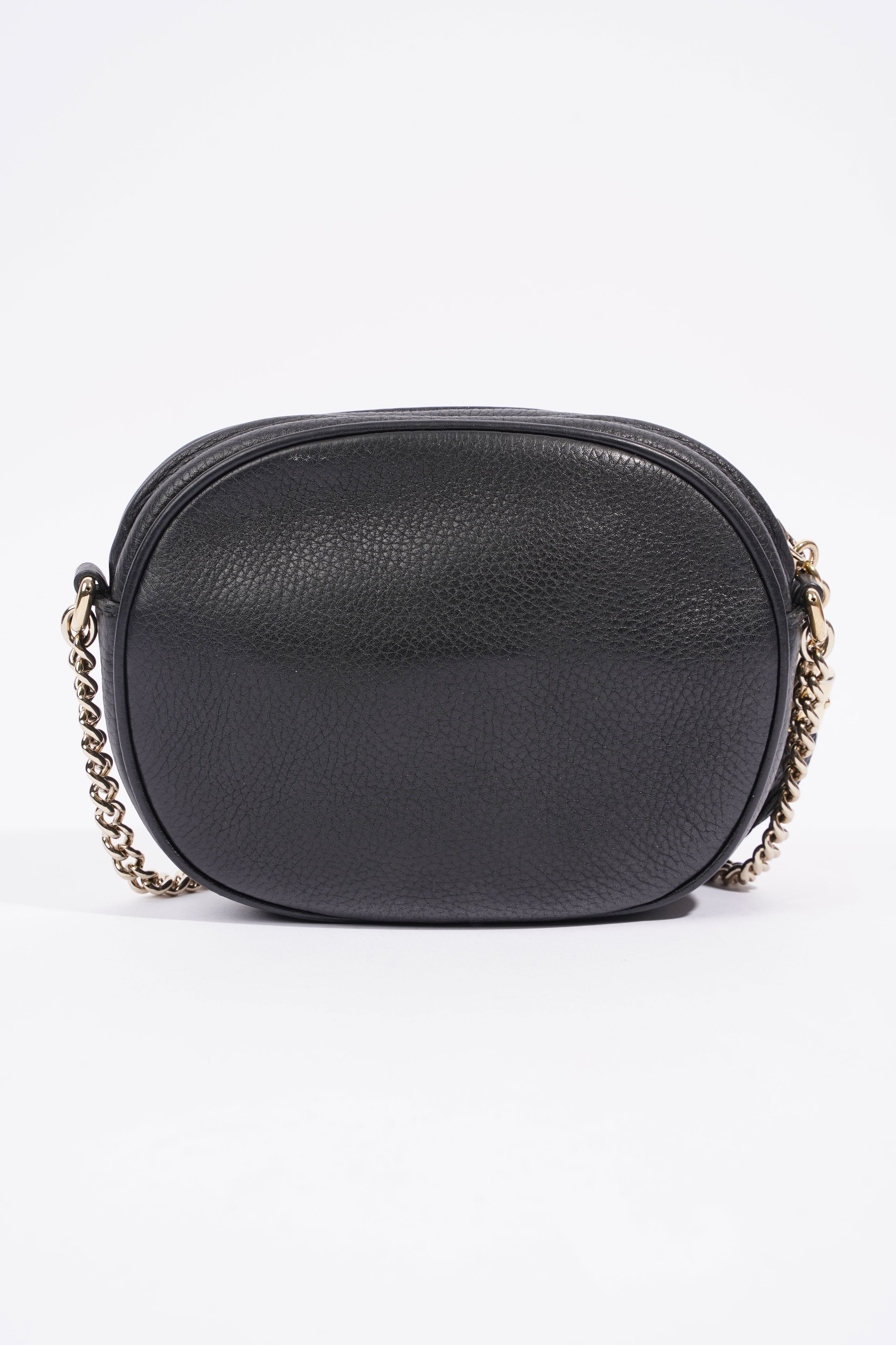 Gucci Soho Disco Chain Crossbody Bag Black Leather Mini