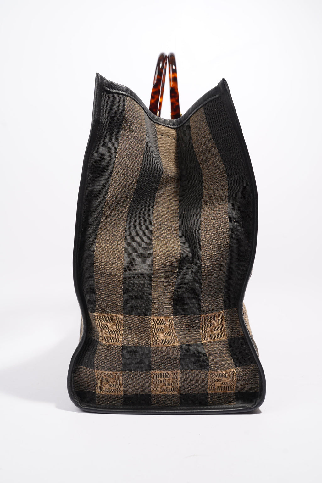 Fendi Sunshine Tote Brown Canvas Large
