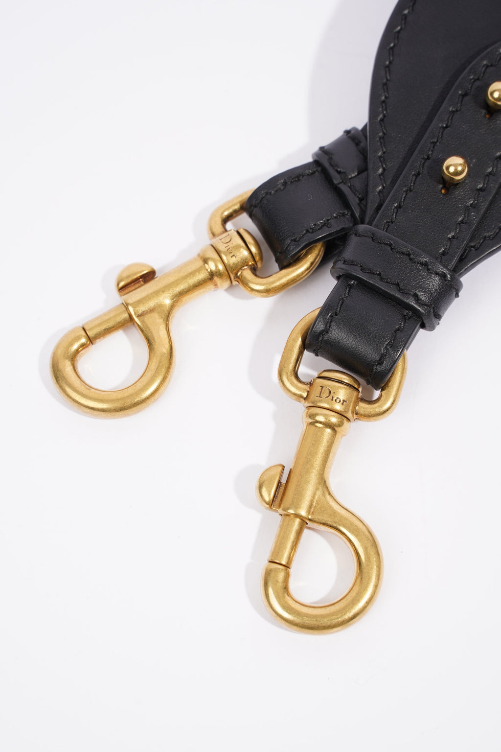 Christian Dior Shoulder Strap Navy / Beige Canvas