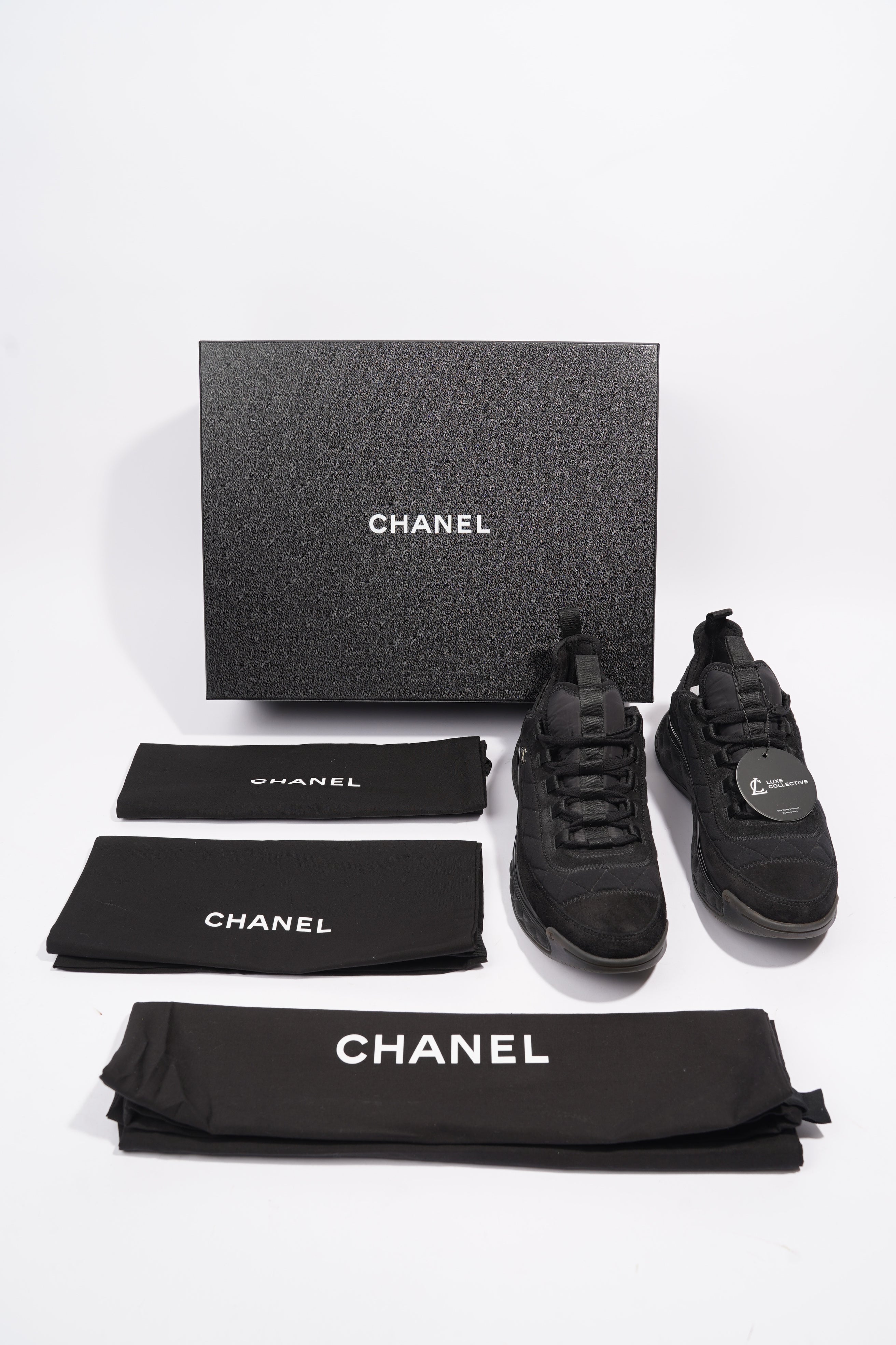 Chanel Coco Neige Black Re Nylon EU 40 UK 7