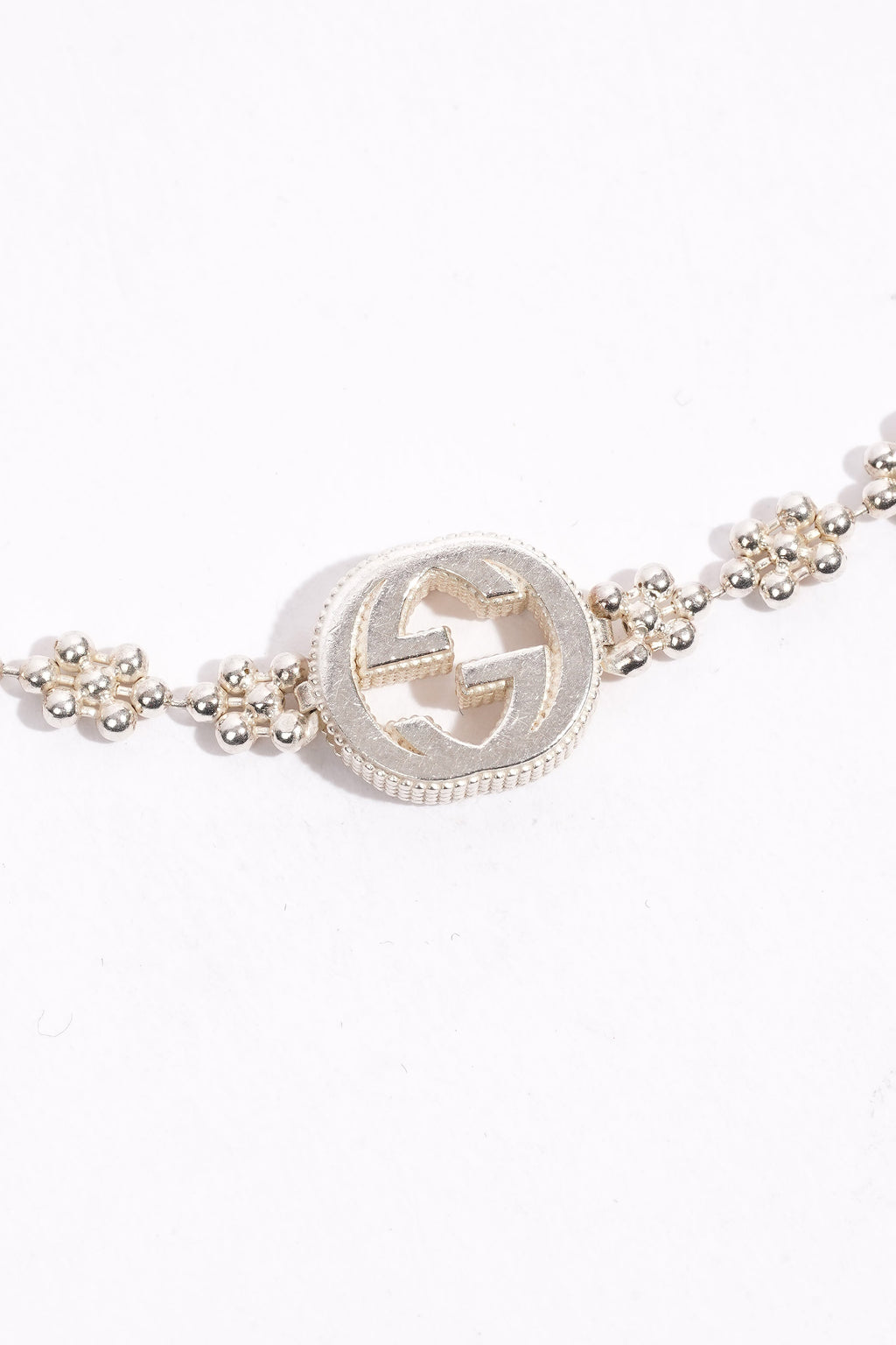 Gucci Interlocking Bracelet Silver Silver Sterling