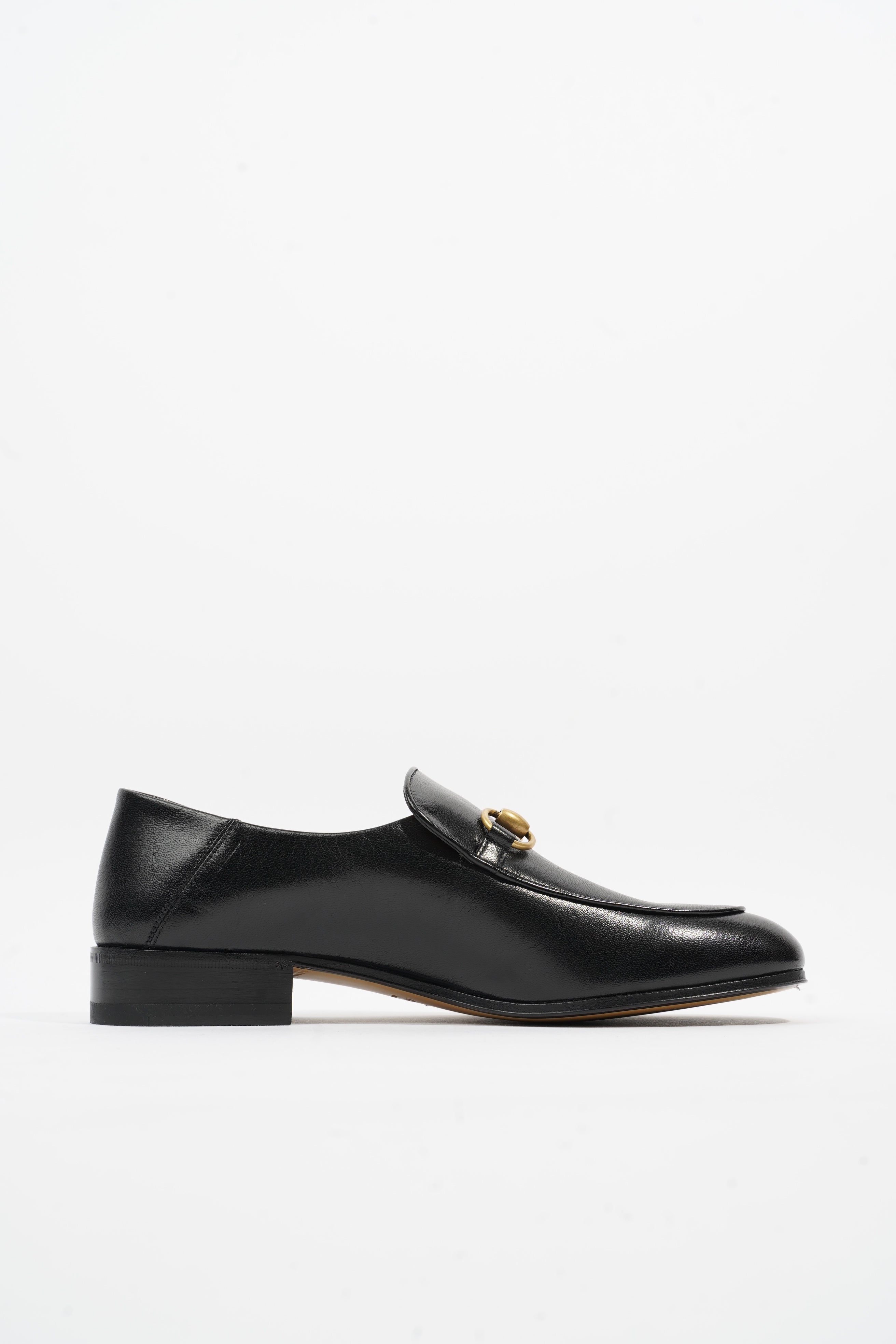 Gucci Jordan Loafer Black Leather EU 41 UK 7