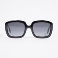 Christian Dior Square Sunglasses Black Acetate 145mm