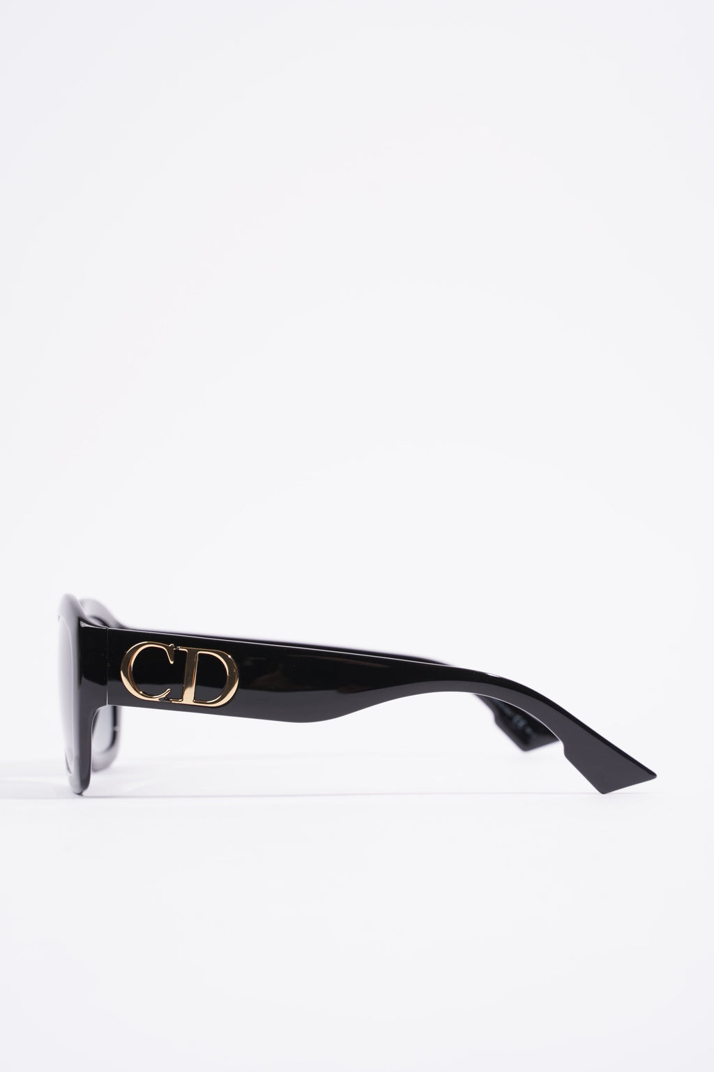 Christian Dior Square Sunglasses Black Acetate 145mm
