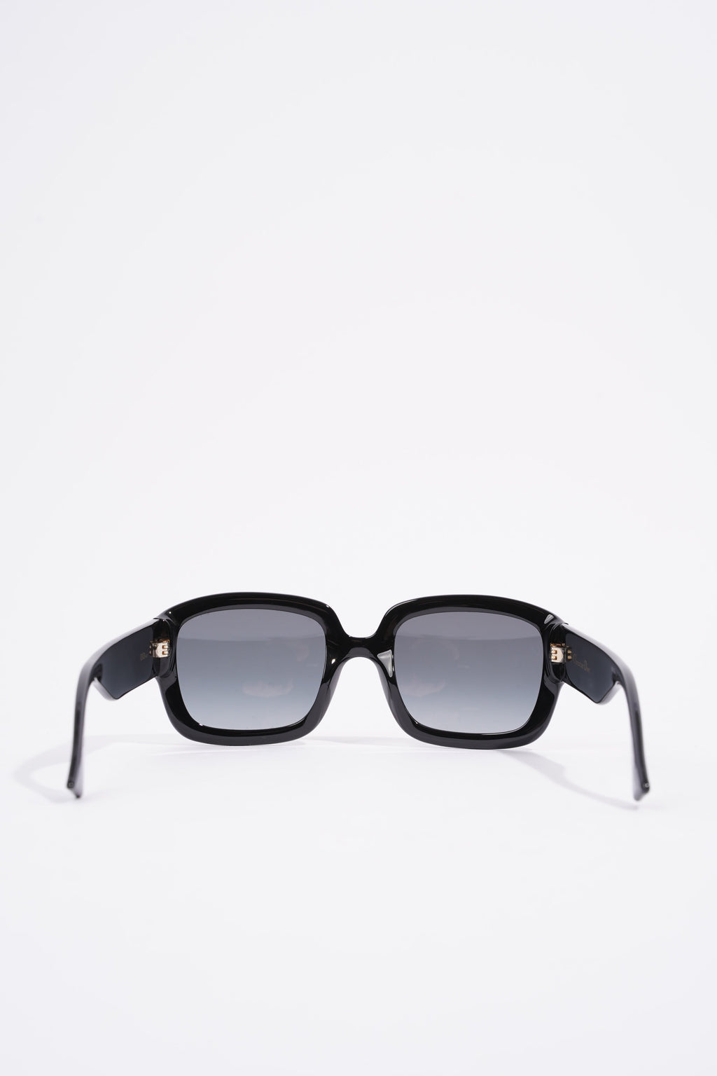 Christian Dior Square Sunglasses Black Acetate 145mm