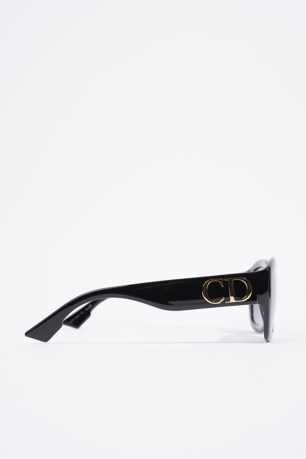 Christian Dior Square Sunglasses Black Acetate 145mm