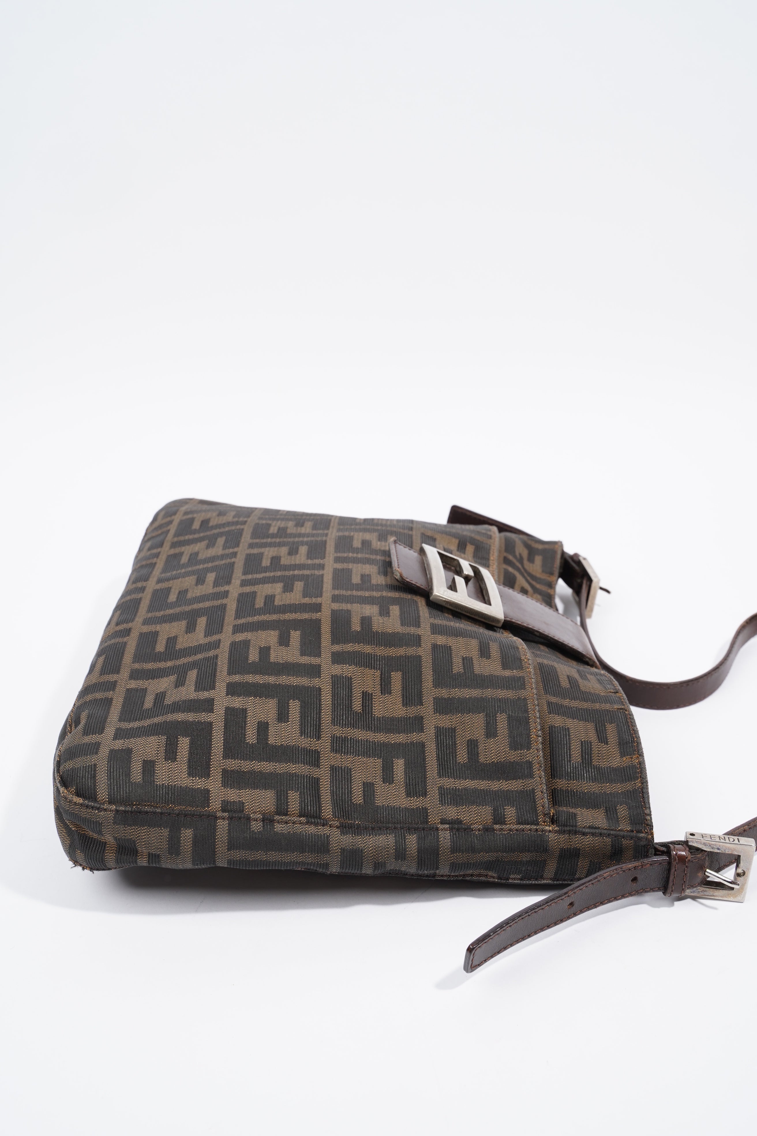 Fendi Zucca Shoulder Bag Monogram Canvas