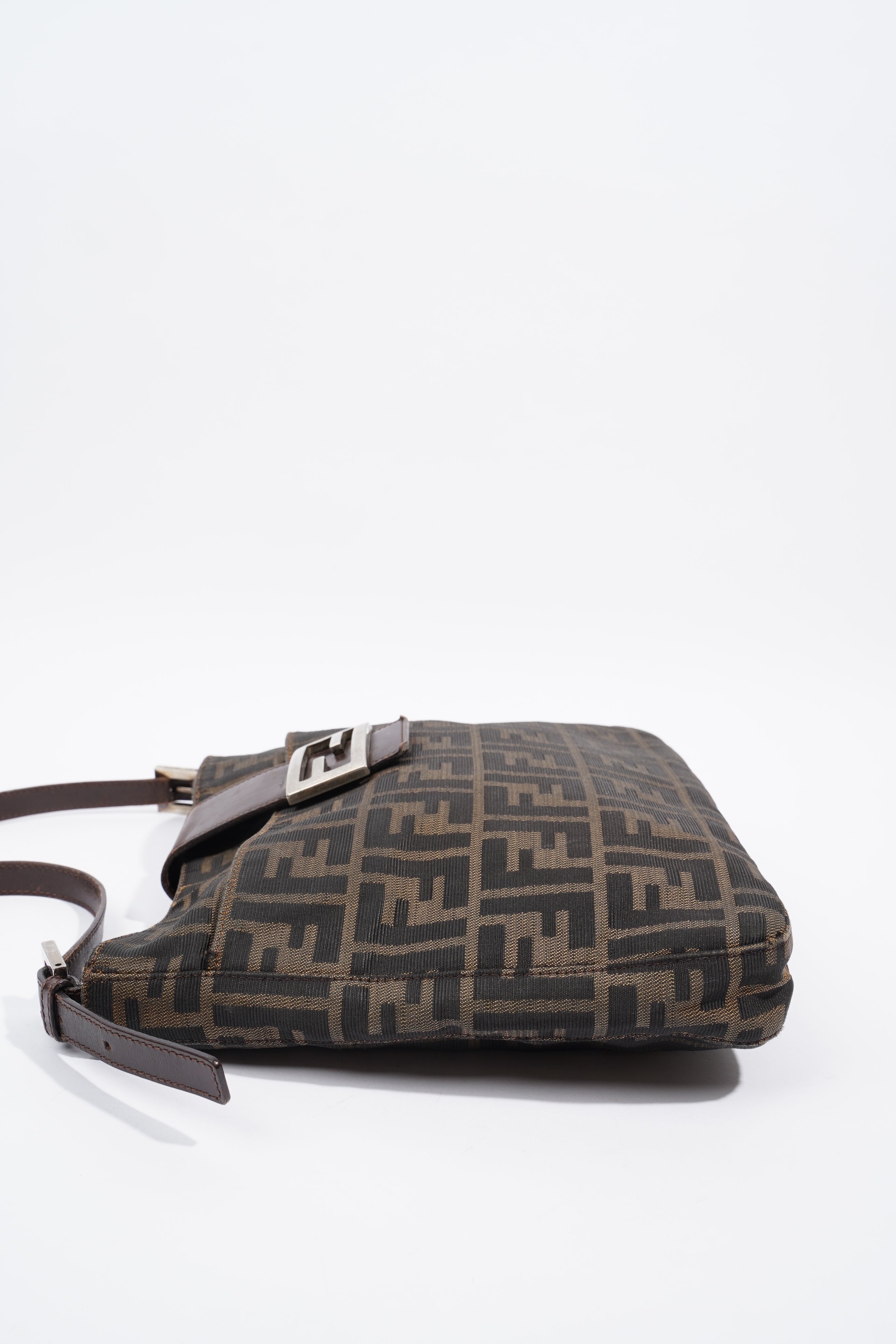 Fendi Zucca Shoulder Bag Monogram Canvas