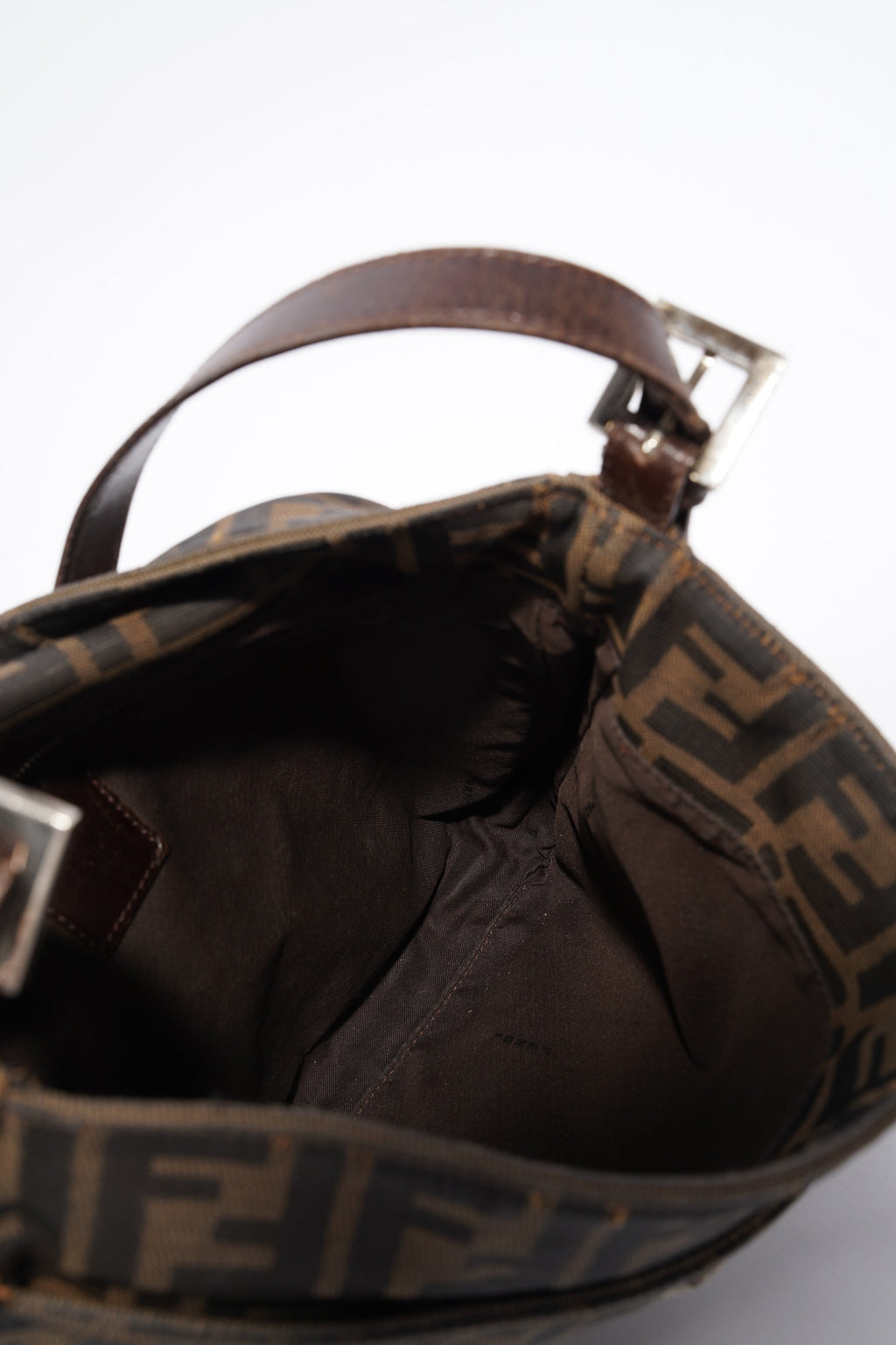 Fendi Zucca Shoulder Bag Monogram Canvas