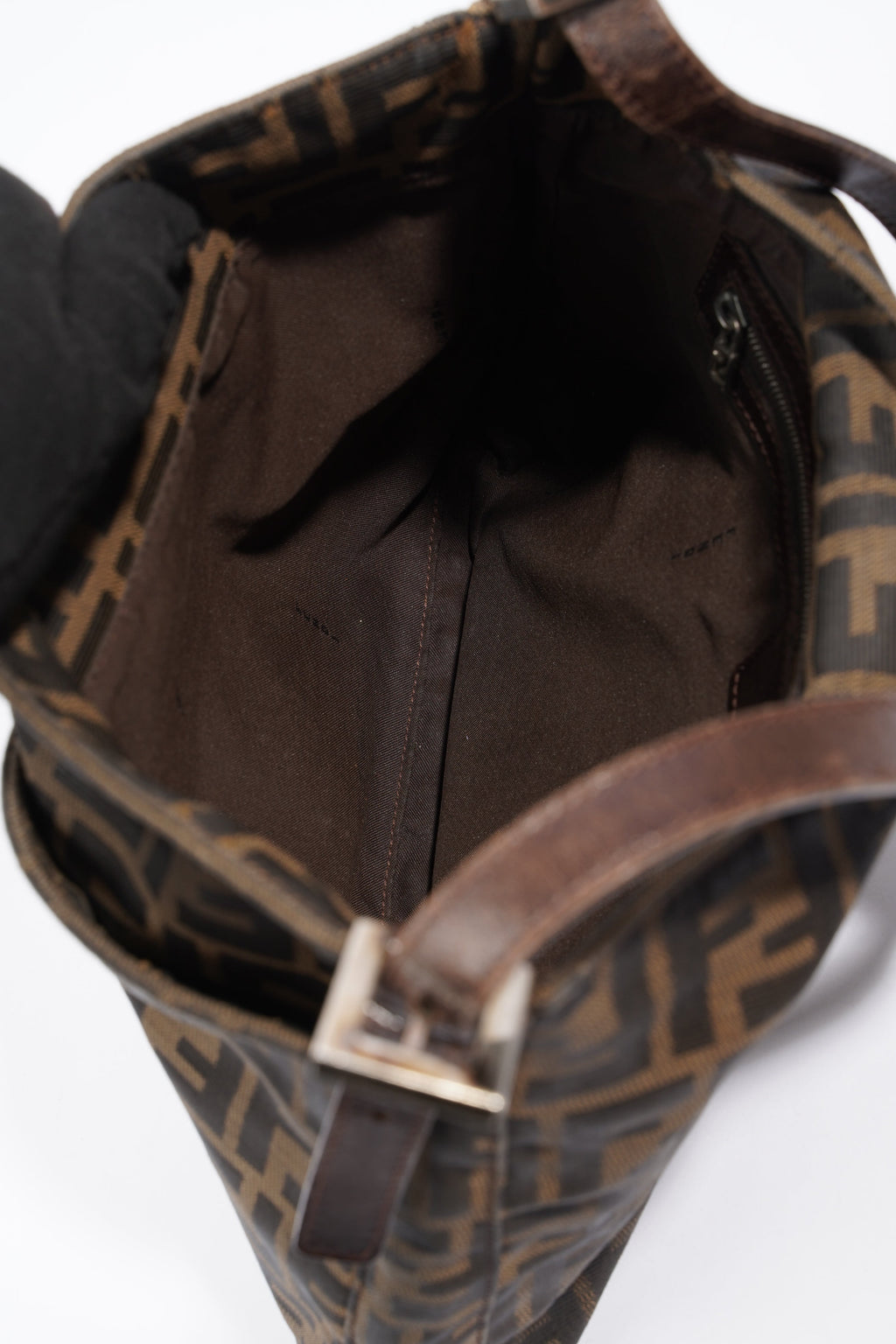 Fendi Zucca Shoulder Bag Monogram Canvas