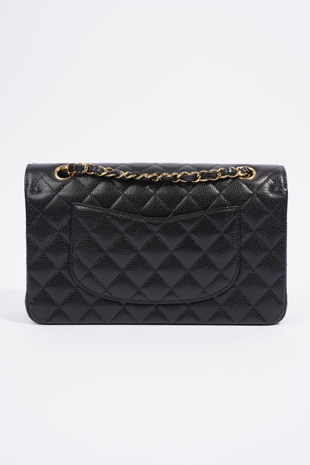 Chanel Classic Double Flap Black Caviar Leather Medium