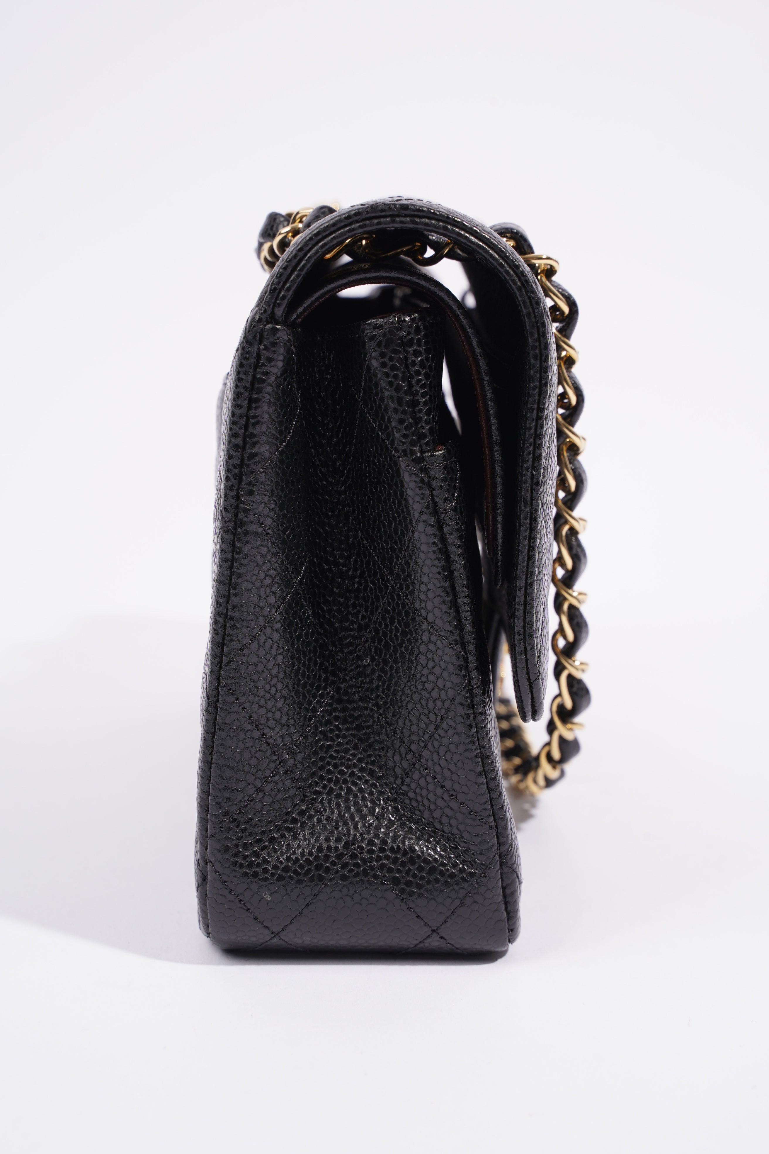 Chanel Classic Double Flap Black Caviar Leather Medium