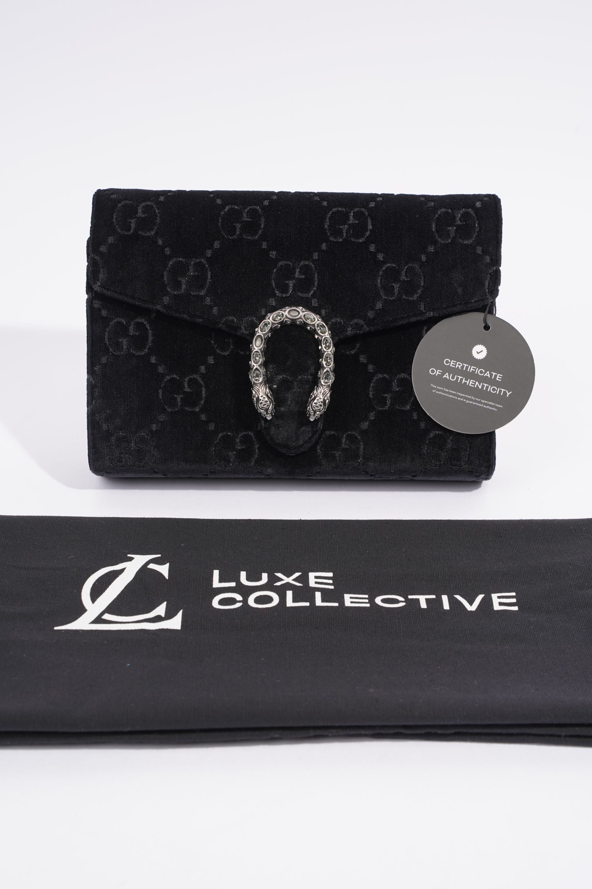Gucci Dionysus GG Mini Black Velvet