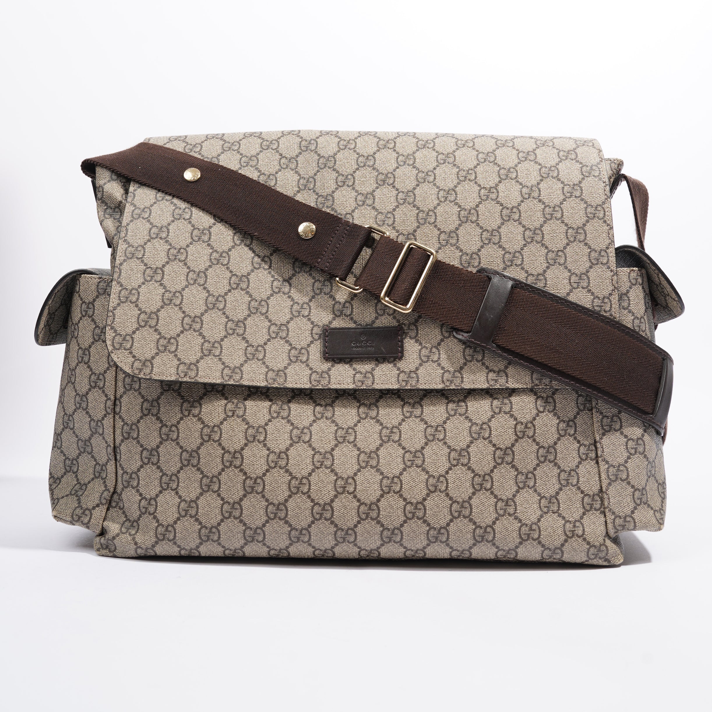 Gucci Baby Changing Bag GG Supreme Coated Canvas