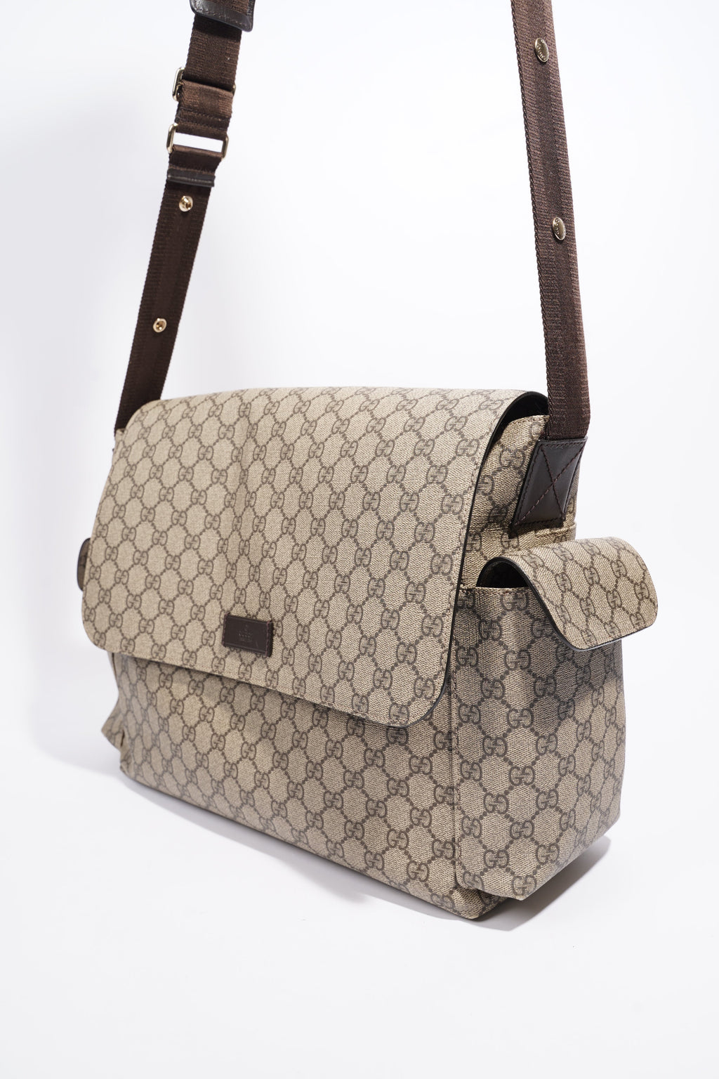Gucci Baby Changing Bag GG Supreme Coated Canvas