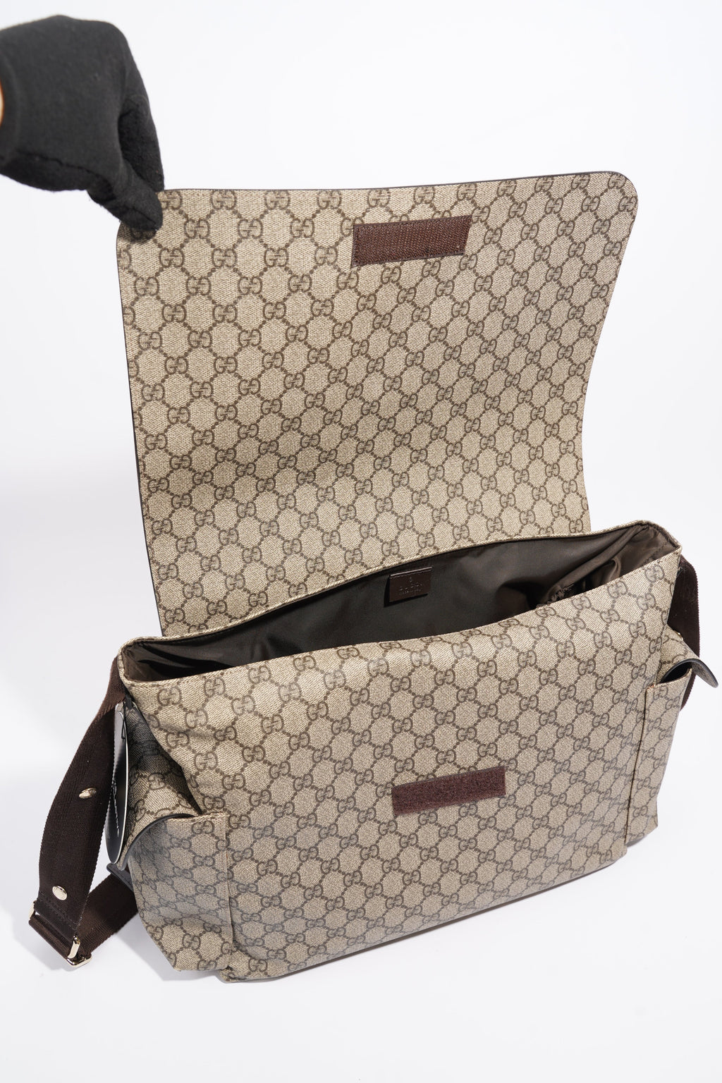 Gucci Baby Changing Bag GG Supreme Coated Canvas