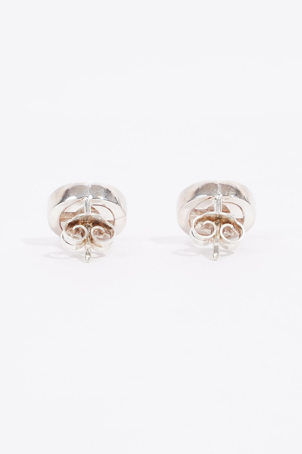 Gucci Interlocking G Earrings Silver Silver Sterling