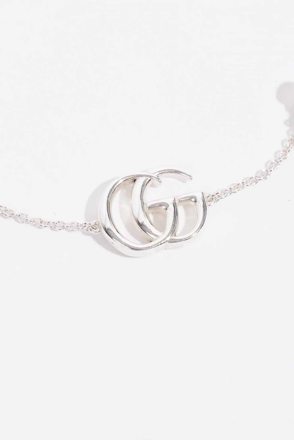 Gucci GG Marmont Mother Of Pearl Bracelet Silver / Baby Pink Pearl Silver Sterling 17cm