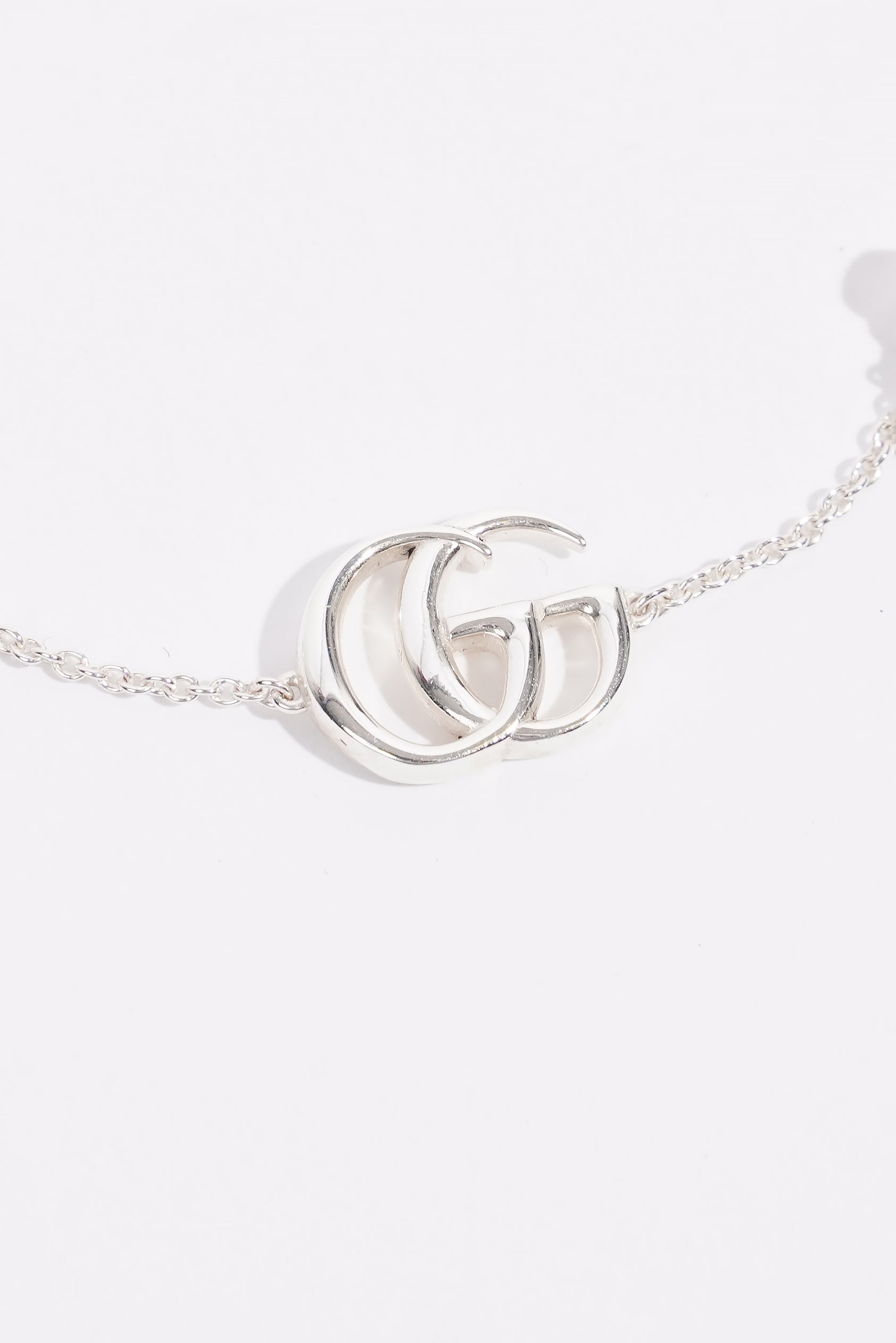 Gucci GG Marmont Mother Of Pearl Bracelet Silver / Baby Pink Pearl Silver Sterling 17cm